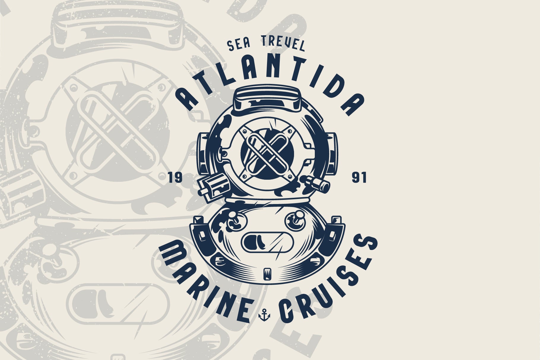 Boatswain – Nautical Typeface + Bonus Vector Illustrations