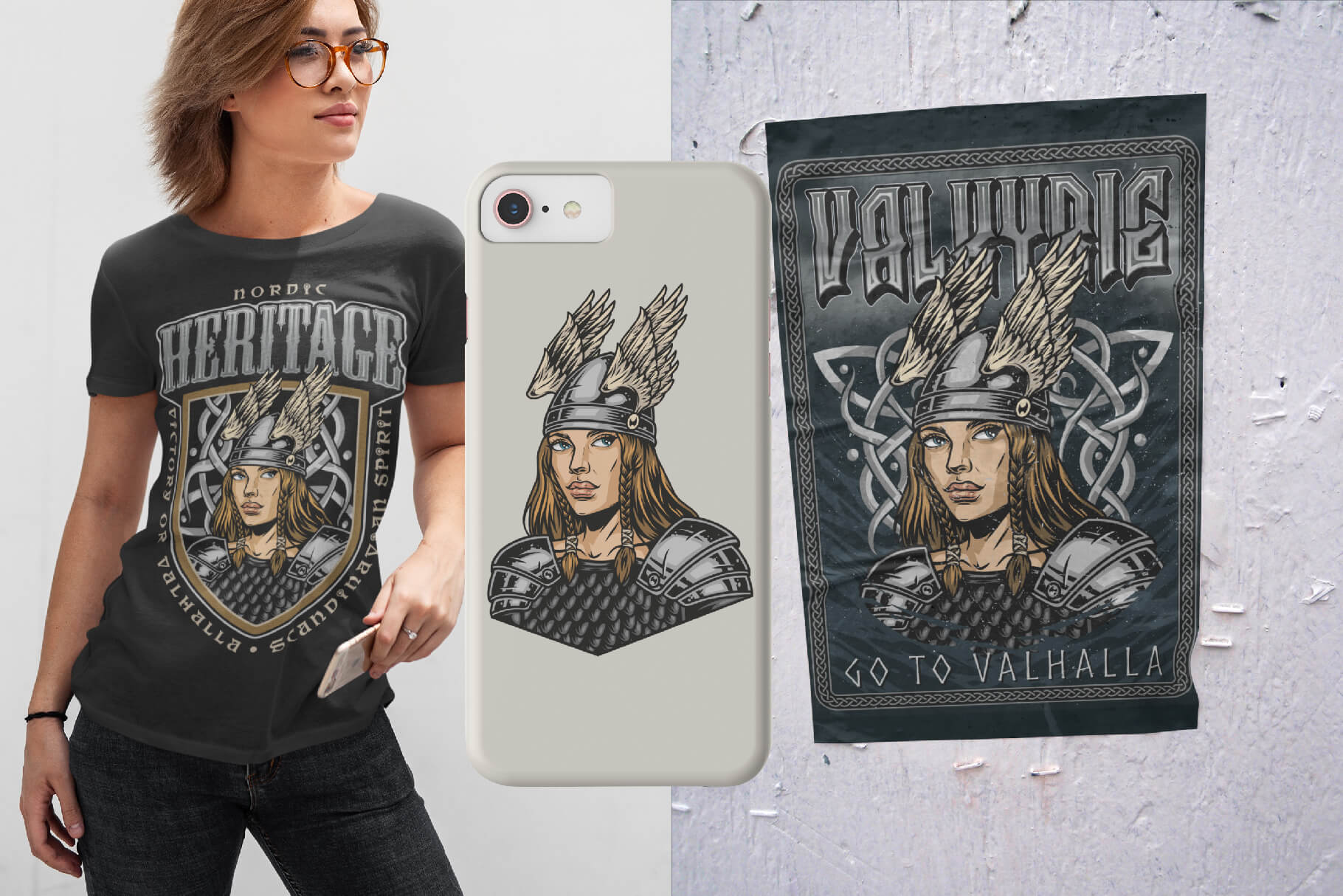 Viking Illustrations Set (9)