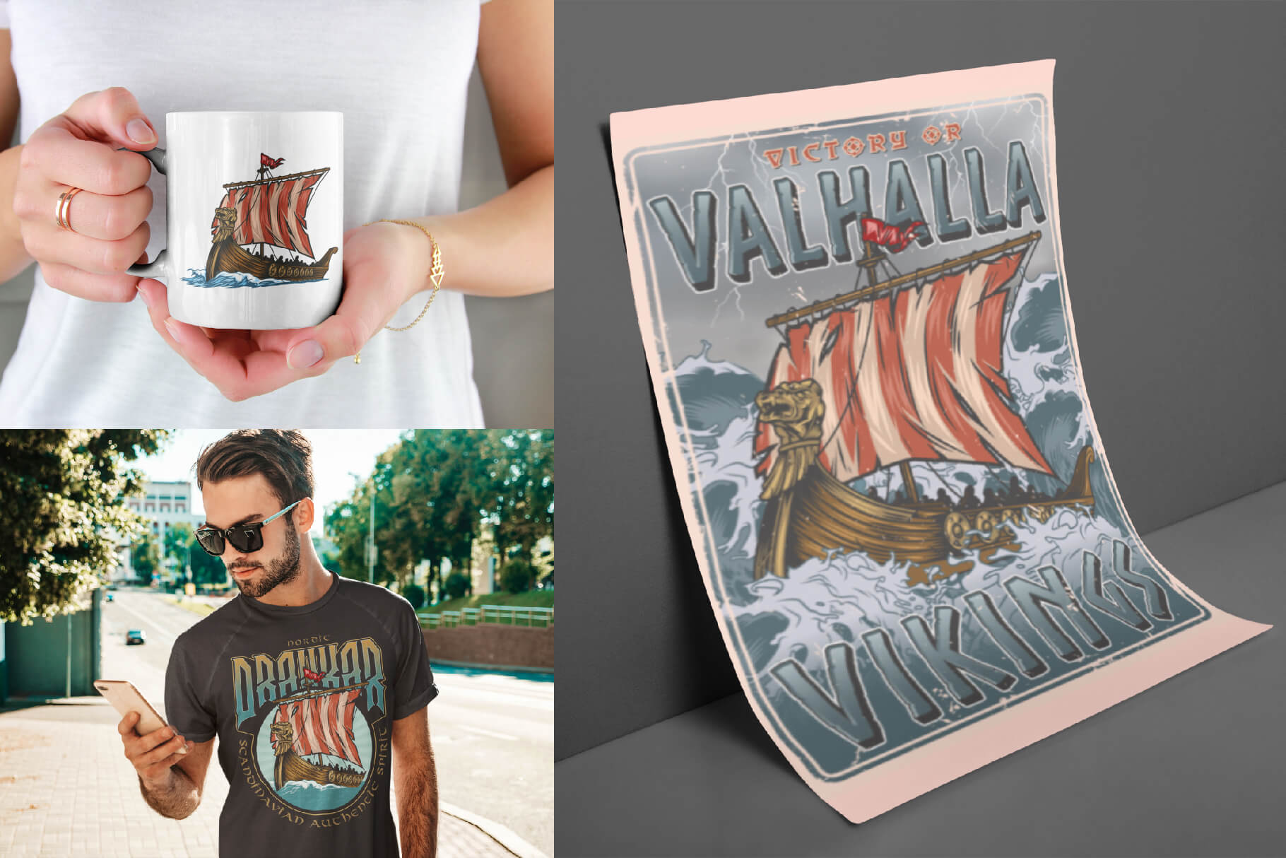 Viking Illustrations Set (9)