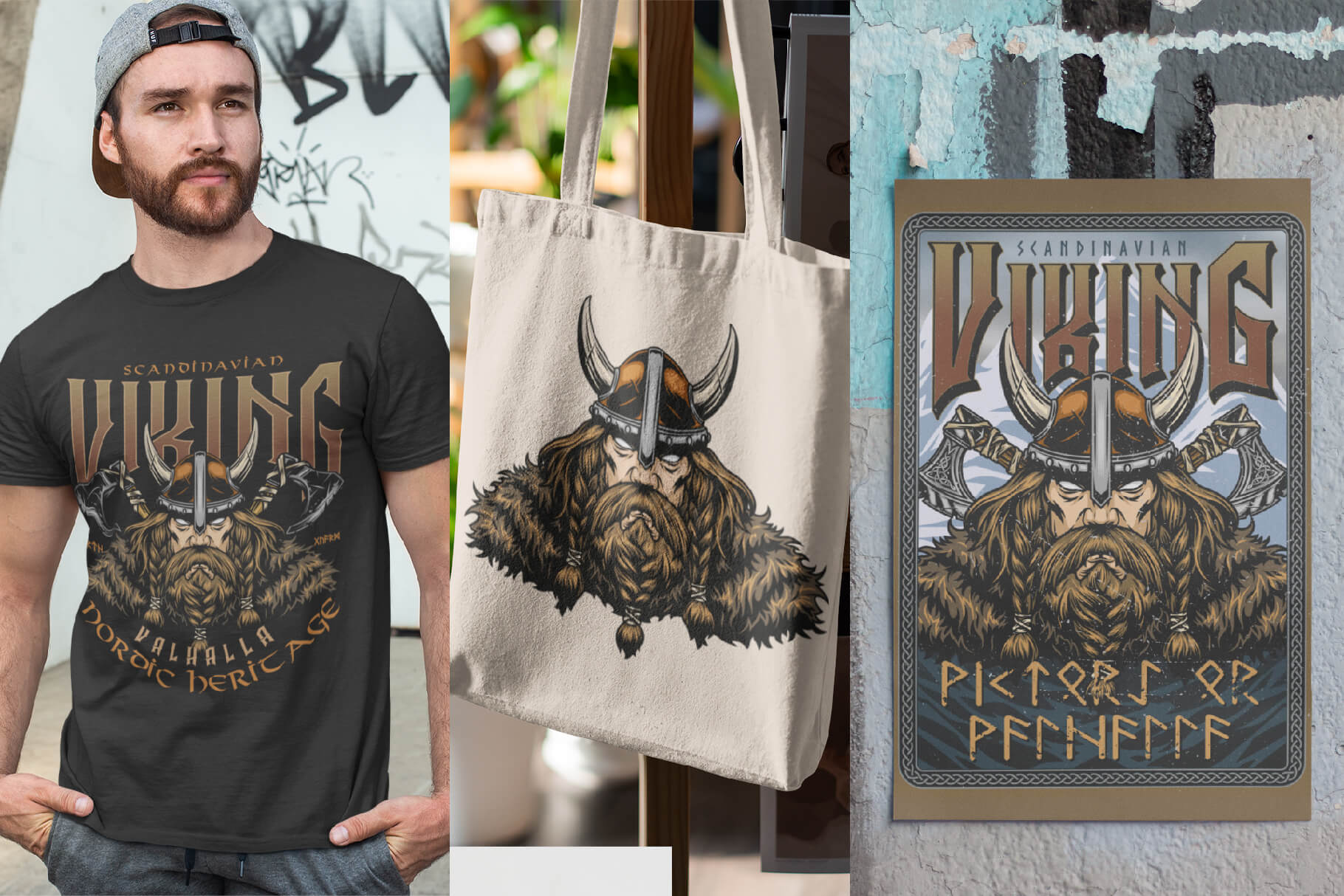 Viking Illustrations Set (9)