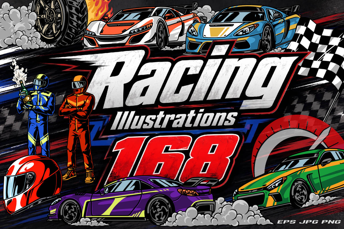 Racing Illustrations cover