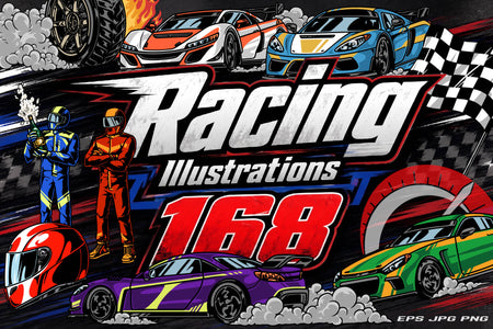 Racing Illustrations cover