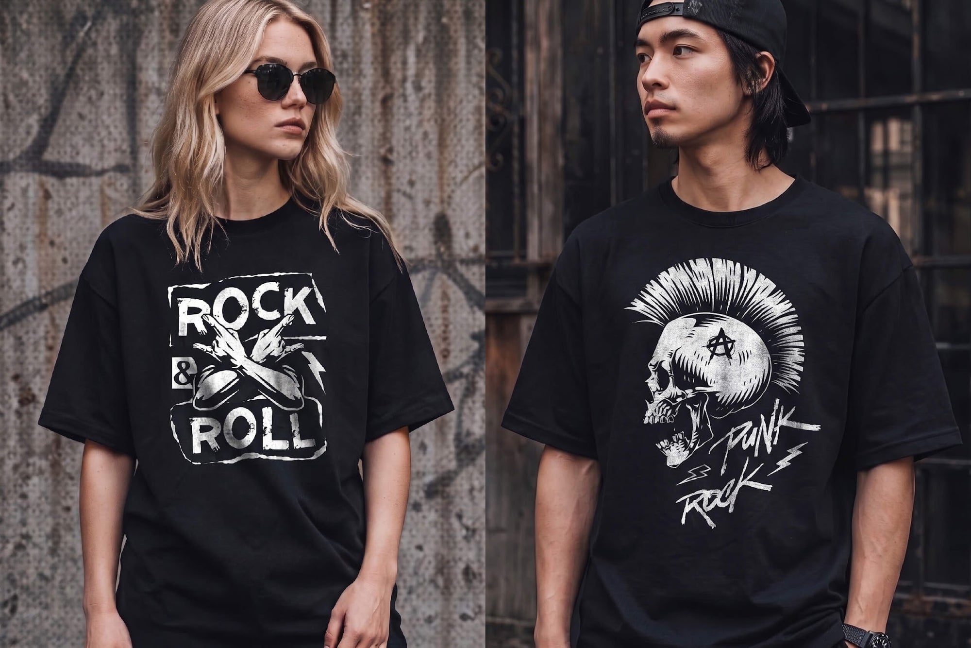 Rock Music Vector Illustrations (100)