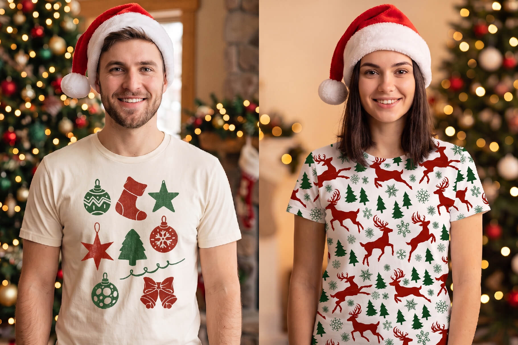Classic Christmas Vector Silhouettes (107)