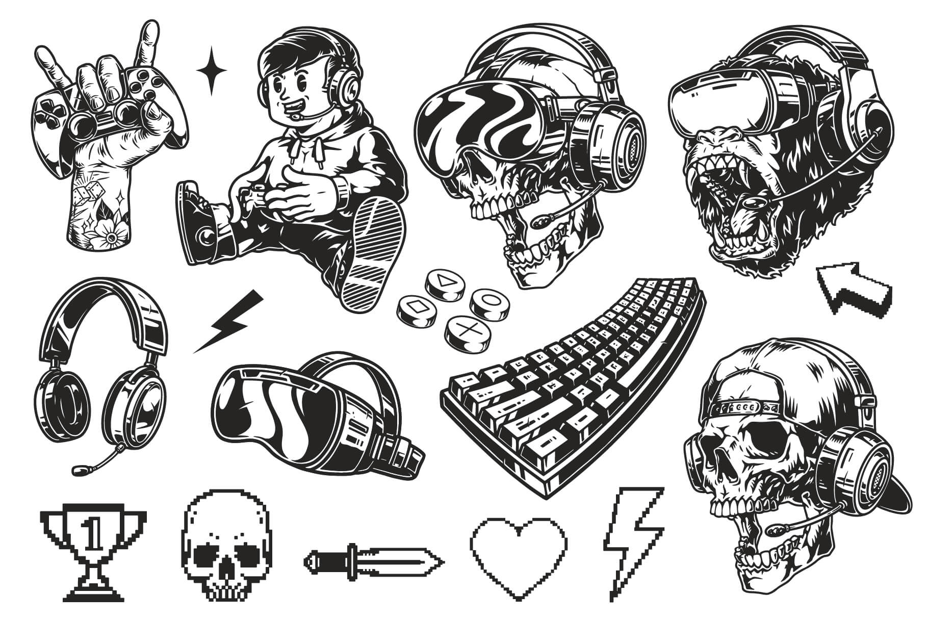 Gaming Illustrations (56)