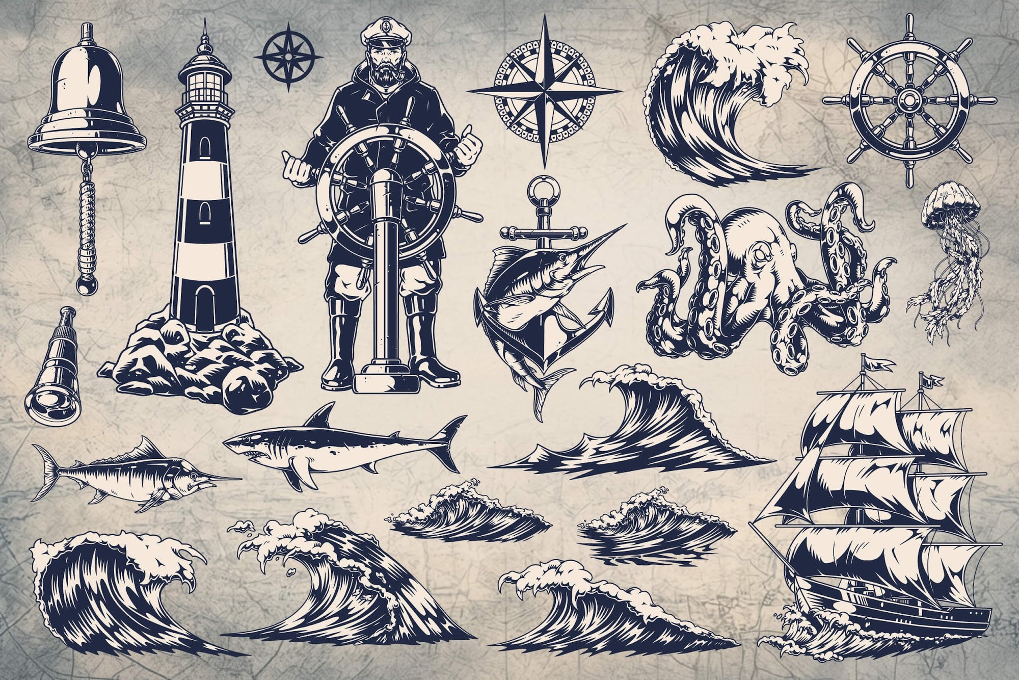 Vintage Nautical Illustrations (57)