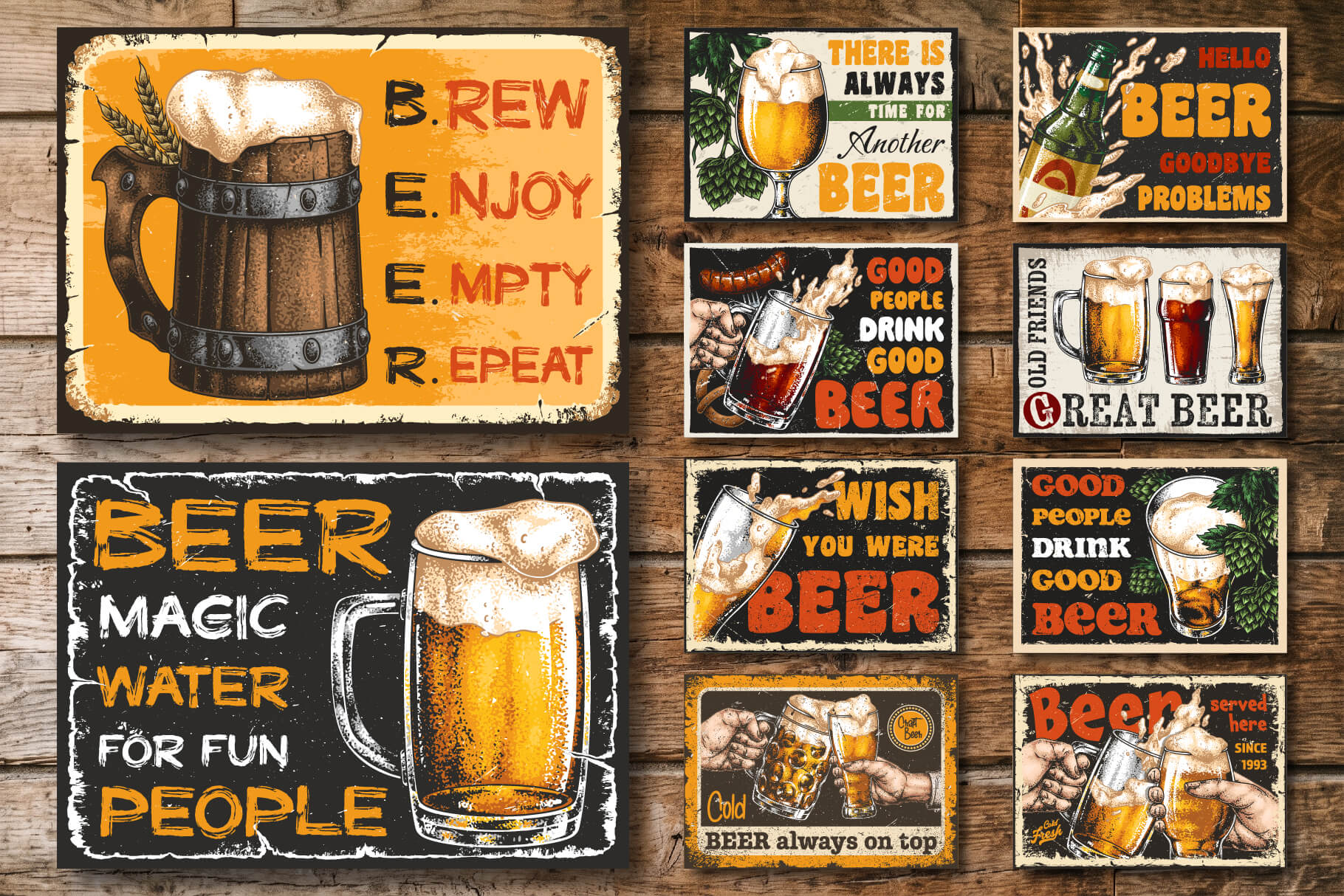Retro Beer Signs With Quotes (20)