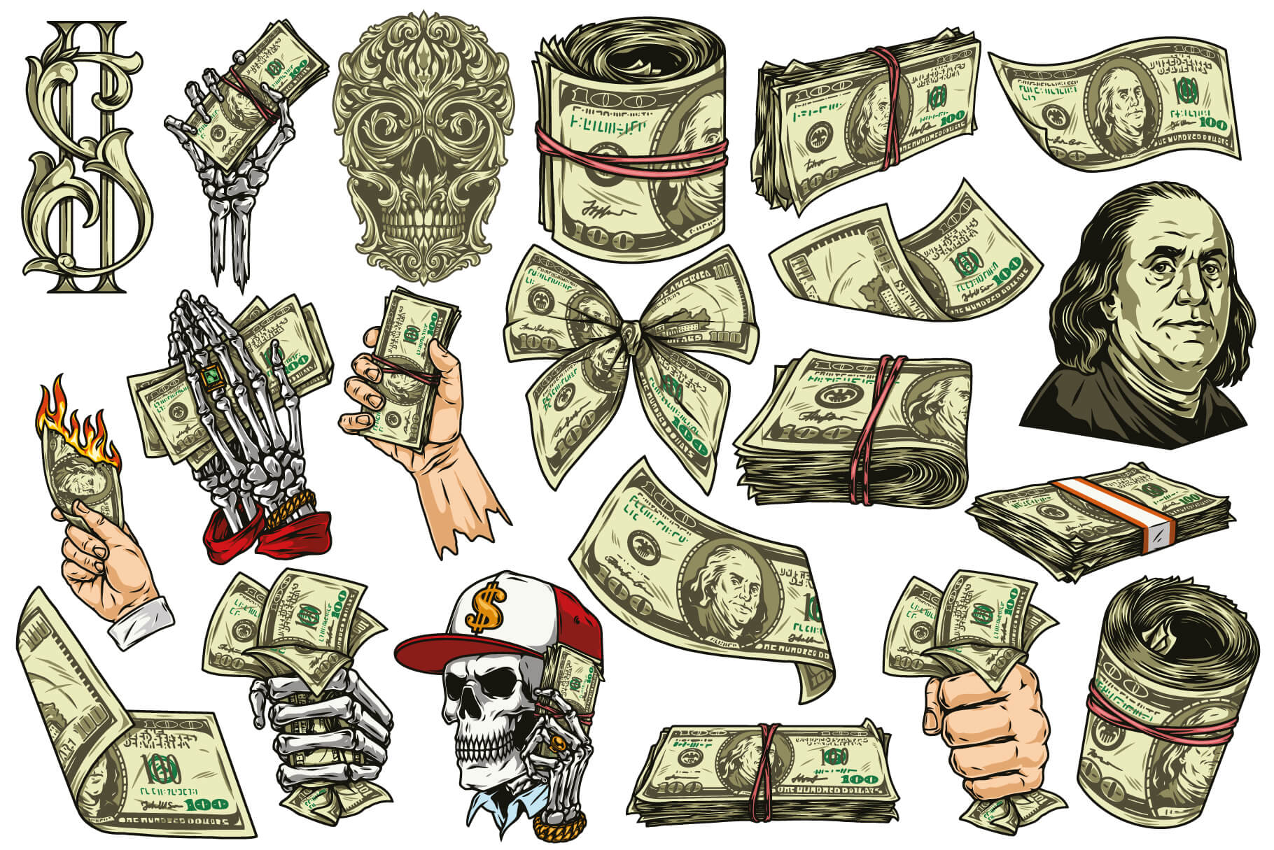 Money Vector Illustrations (21)