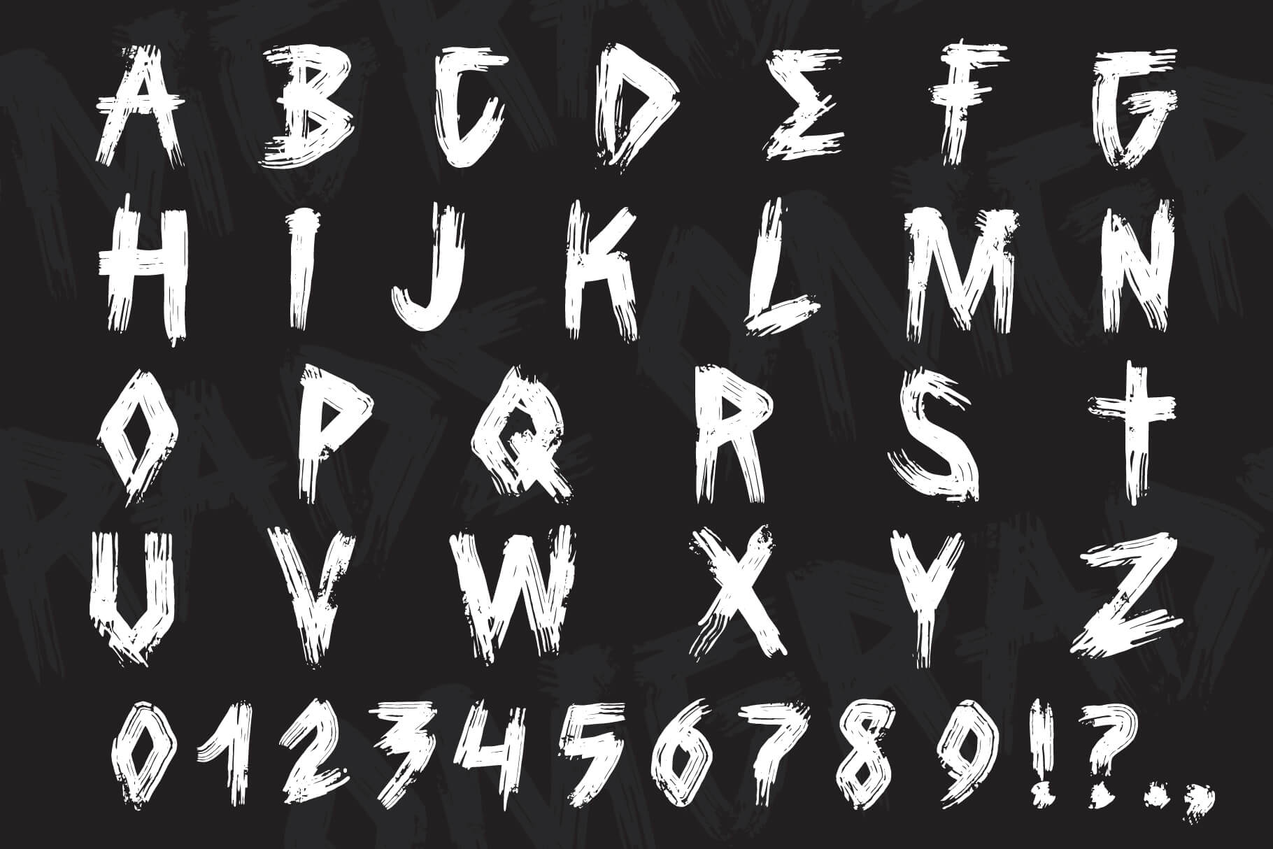 OMGRADE display font – preview 1