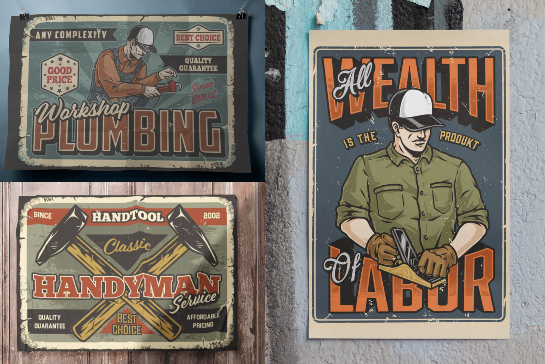 Handymen Retro Posters (50)