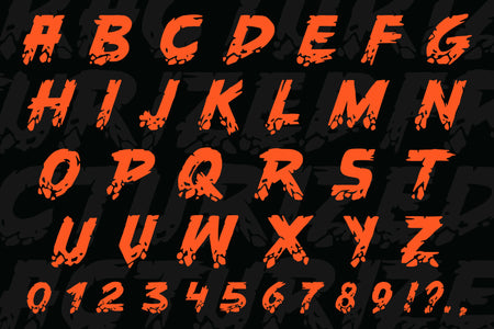 FRACTURIZED display font – preview 1