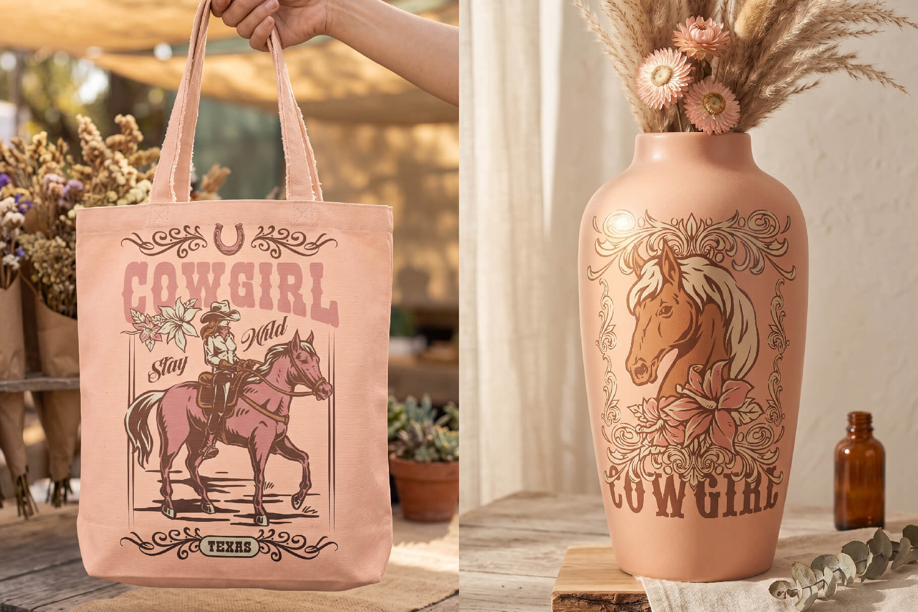Vintage Cowgirls Design Templates (16)