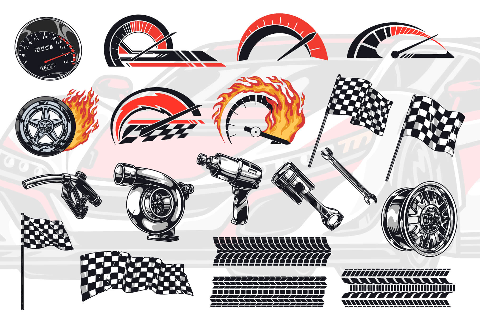 Racing Illustrations (168)