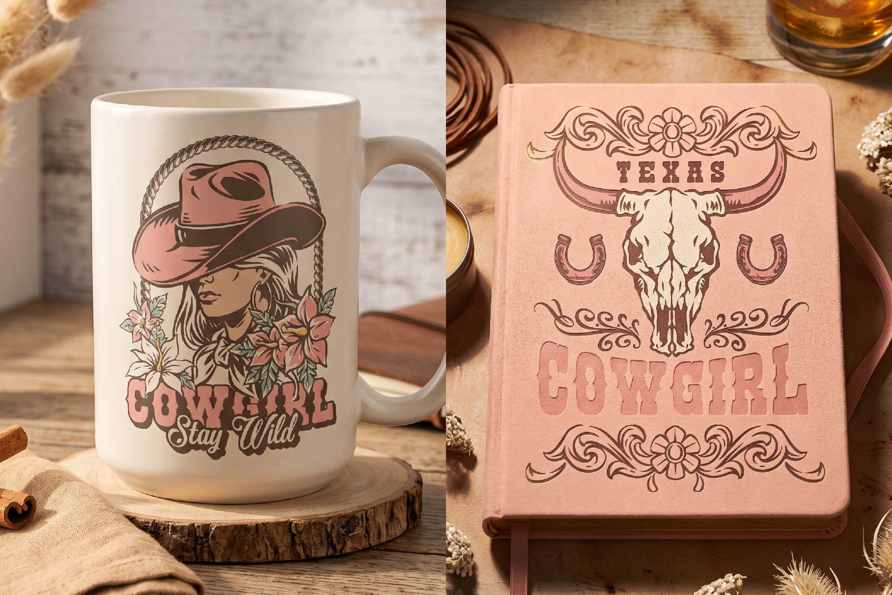 Vintage Cowgirls Design Templates (16)