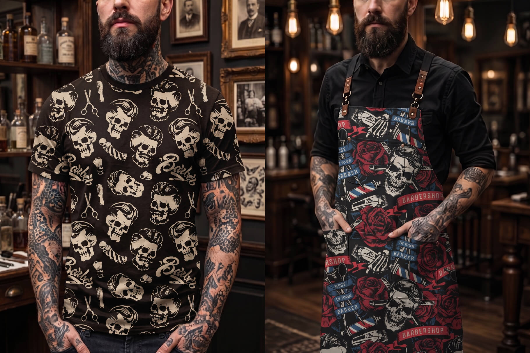 Bold Barbershop patterns – preview 5