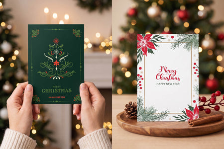 Classic Christmas Postcard Templates preview 9