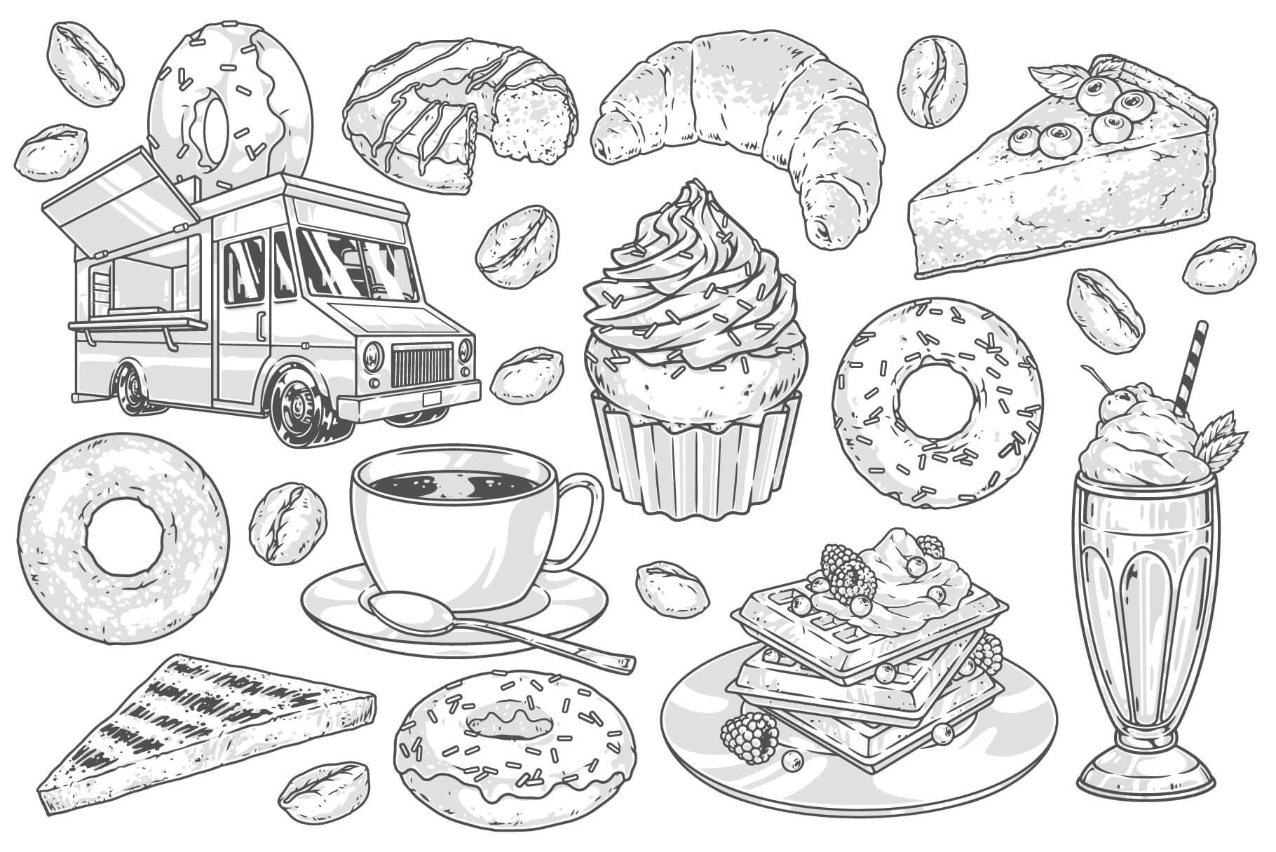 Dessert Illustrations (41)