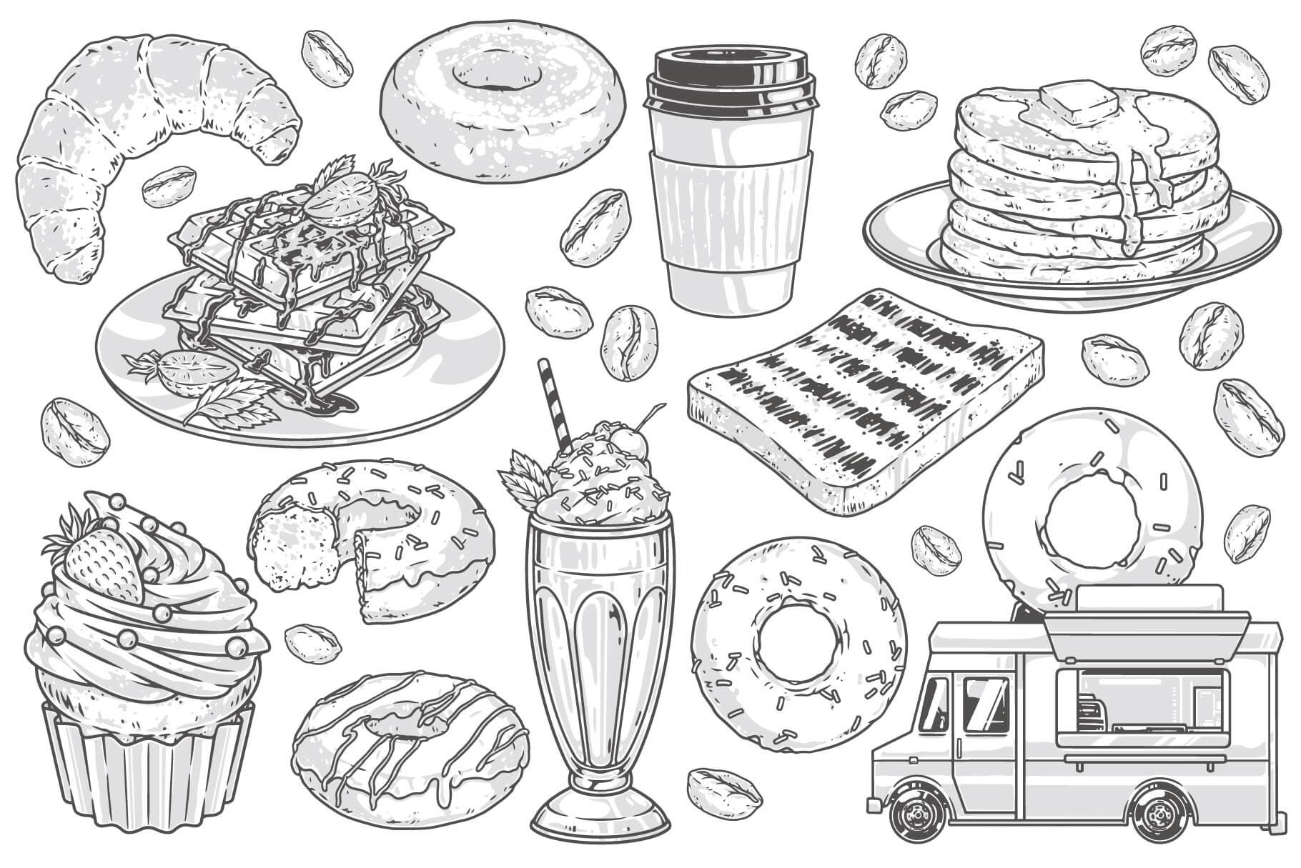 Dessert Illustrations (41)
