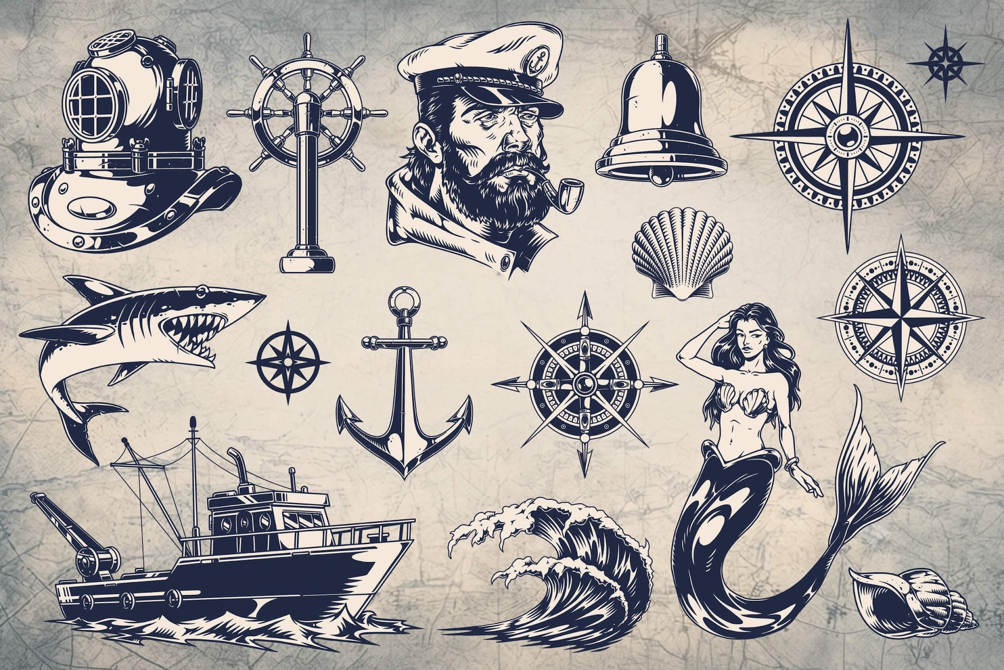 Vintage Nautical Illustrations (57)