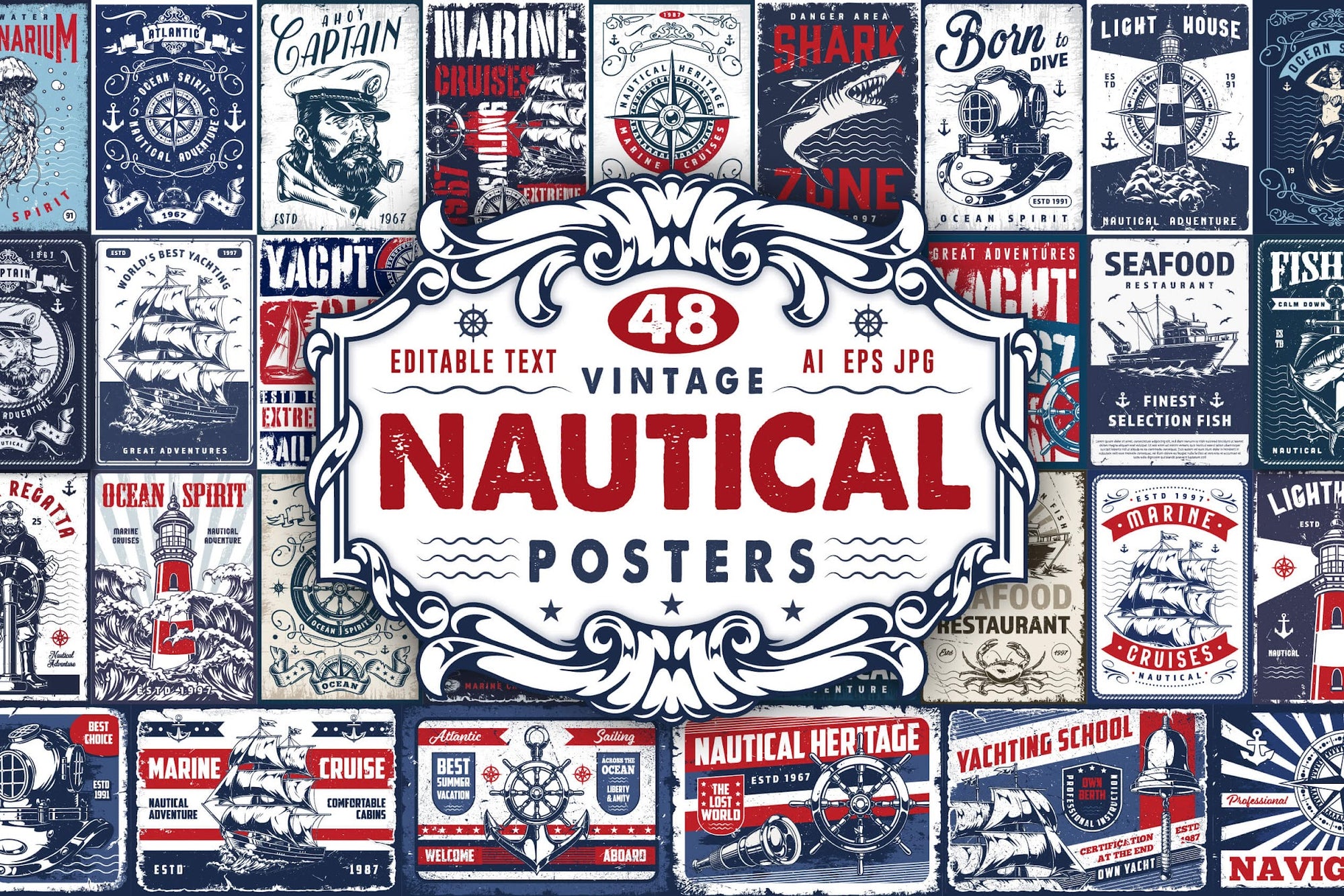 Vintage Nautical Posters (48)