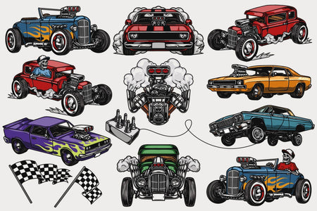 Custom Cars Illustrations cover