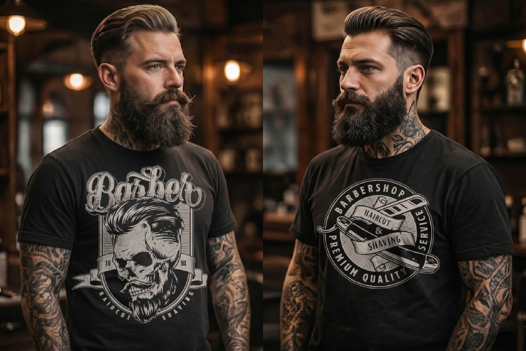 Bold Barbershop design templates – preview 6