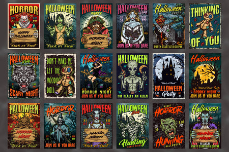 Halloween posters