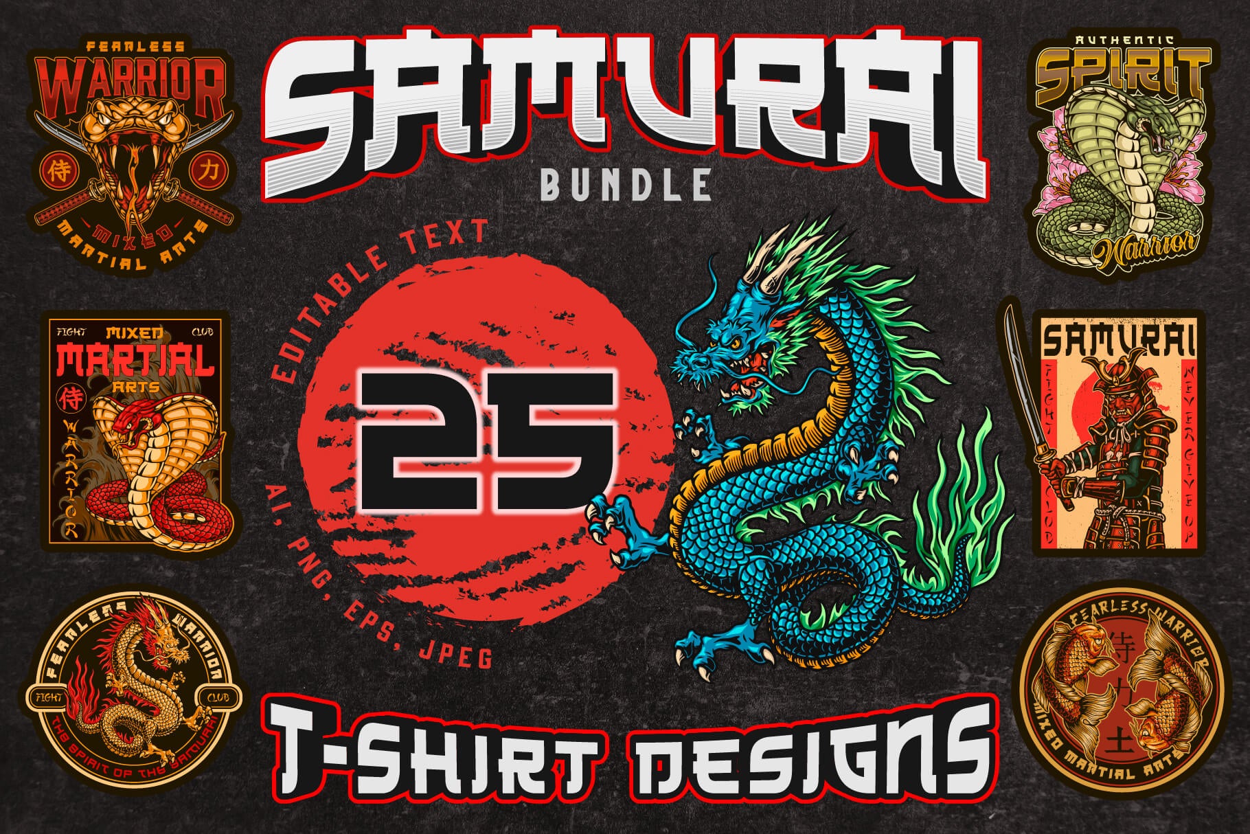 Samurai Design Templates (25)