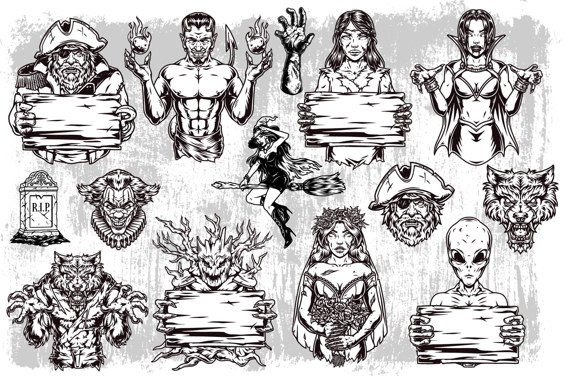 Happy Halloween Illustrations (64)
