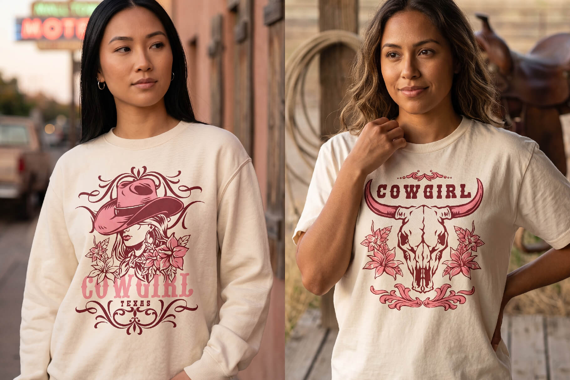 Vintage Cowgirls Design Templates (16)
