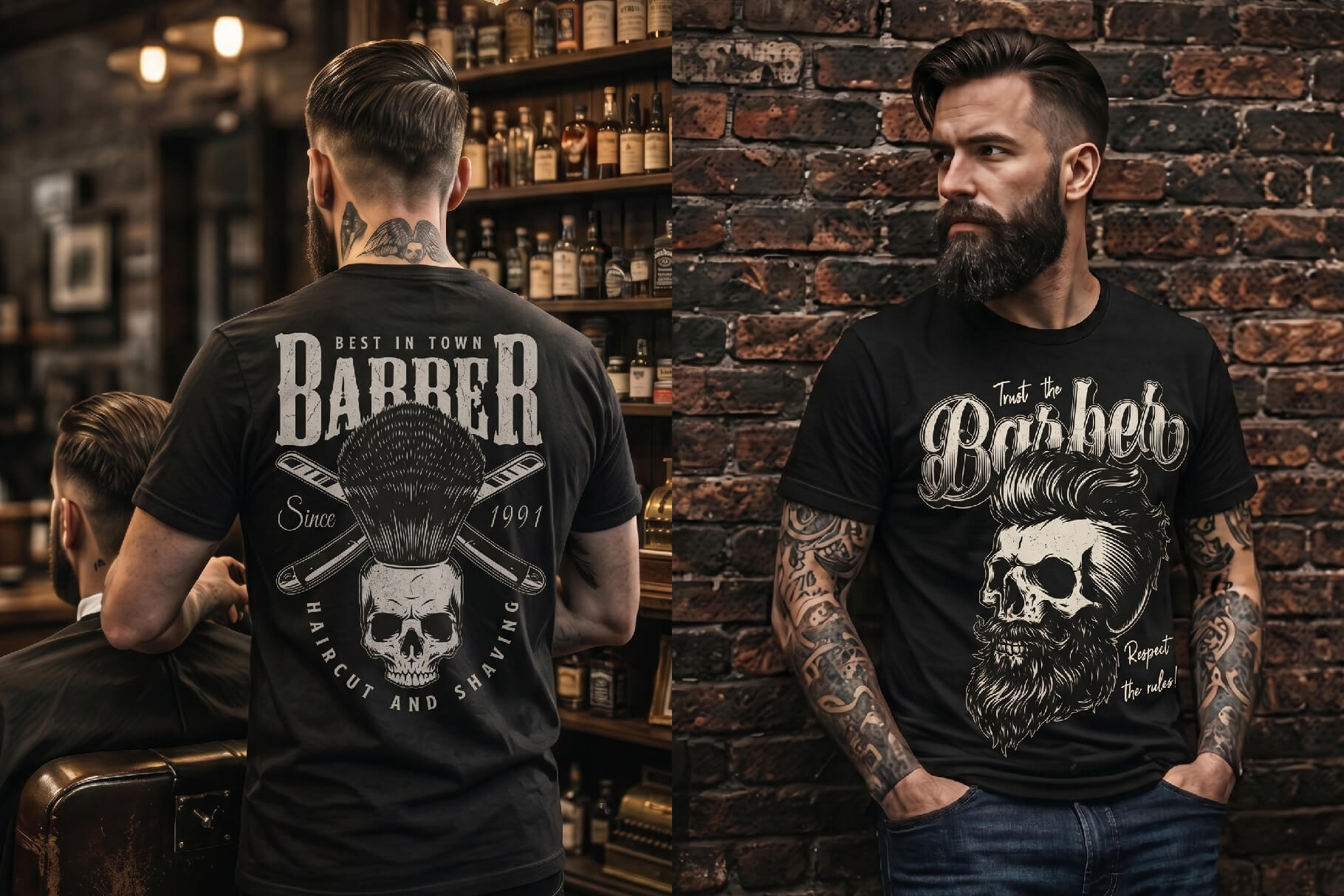 Bold Barbershop design templates – preview 7