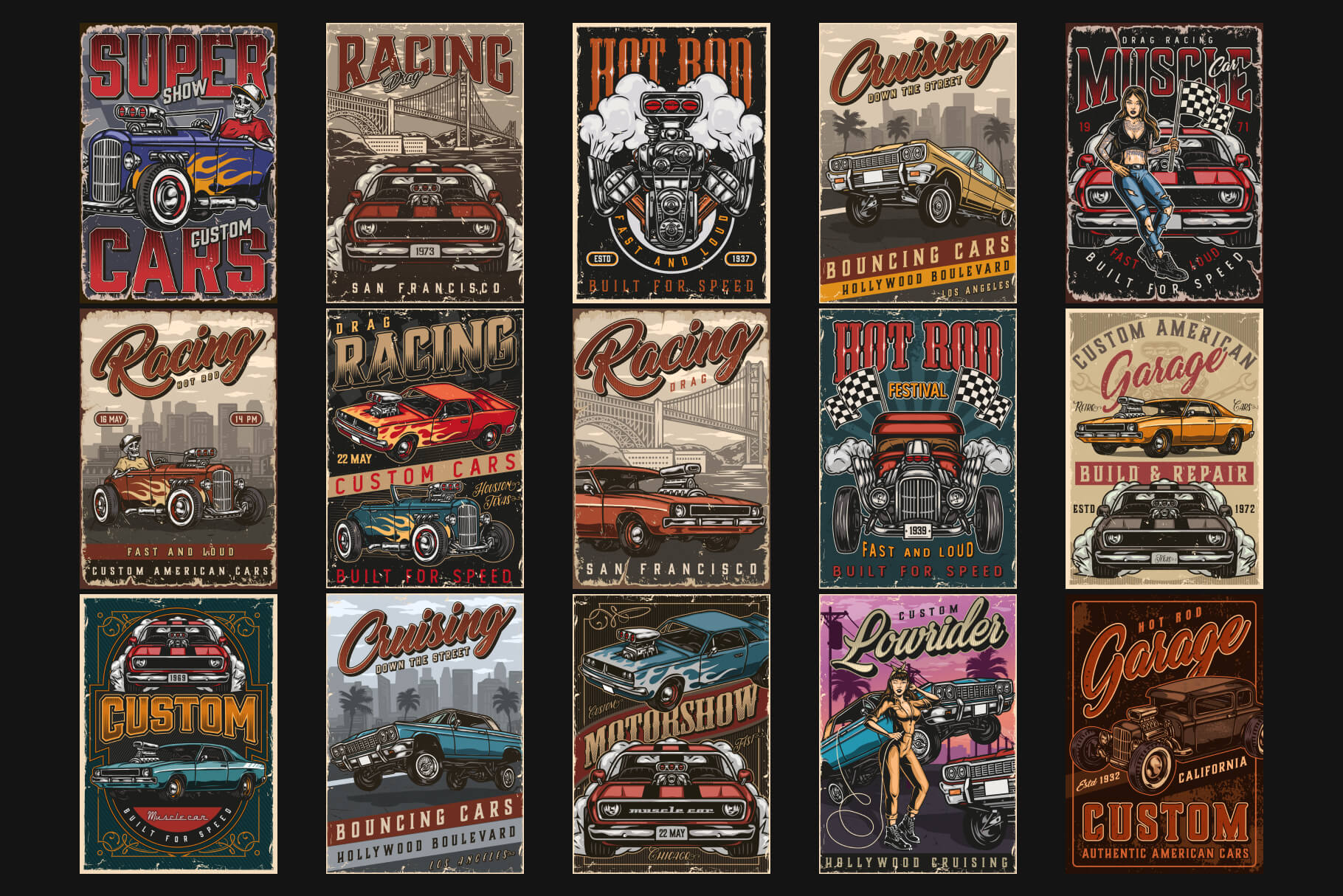 Custom Cars Poster Designs (44)