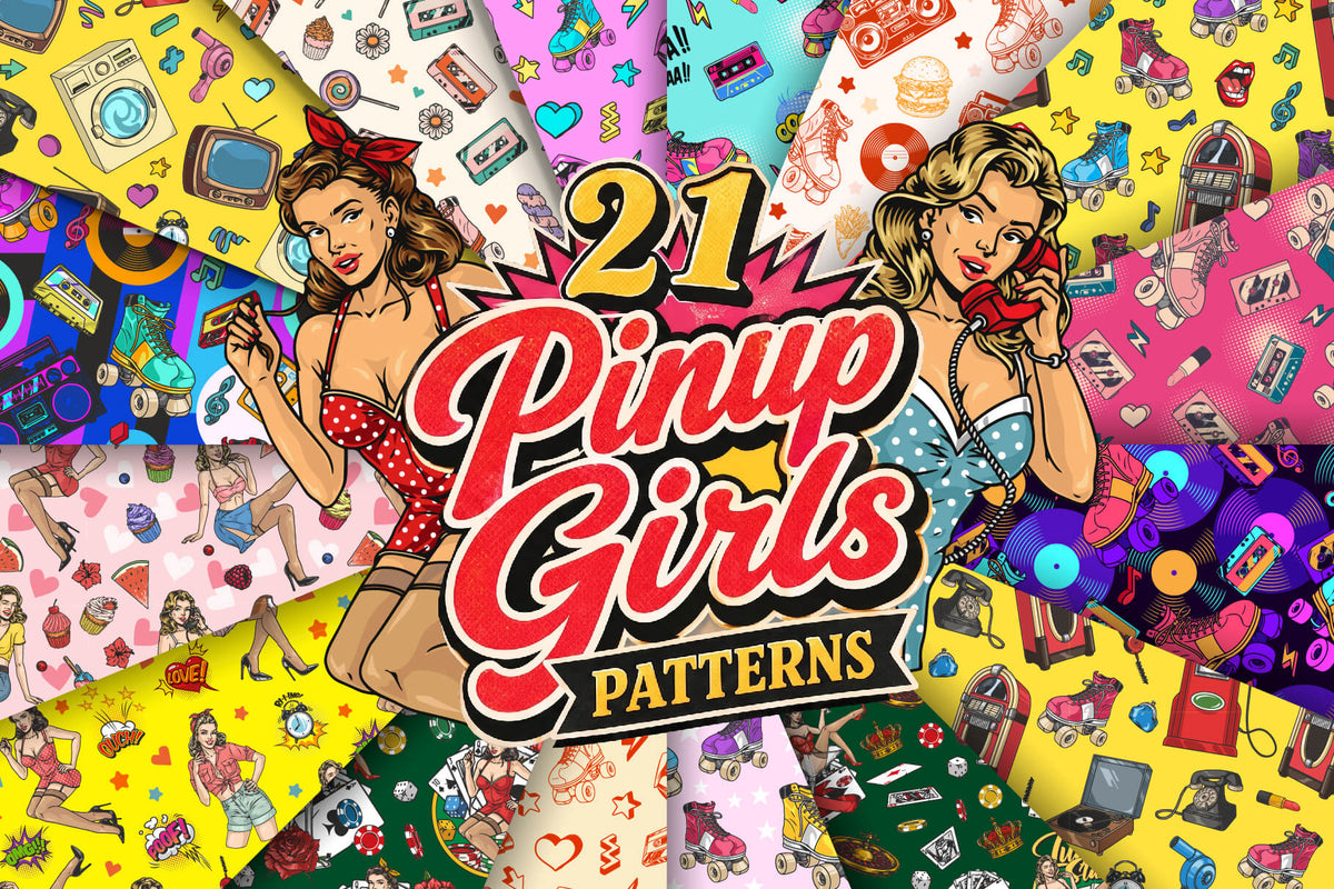 Retro Pin-Up Patterns cover