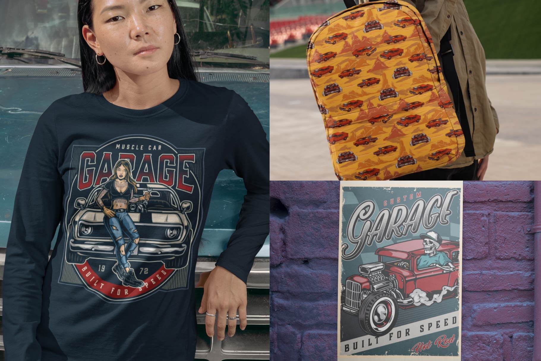 Custom Cars Illustrations (12)