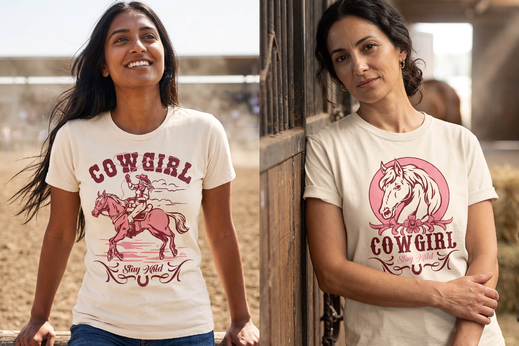 Vintage Cowgirls Design Templates (16)