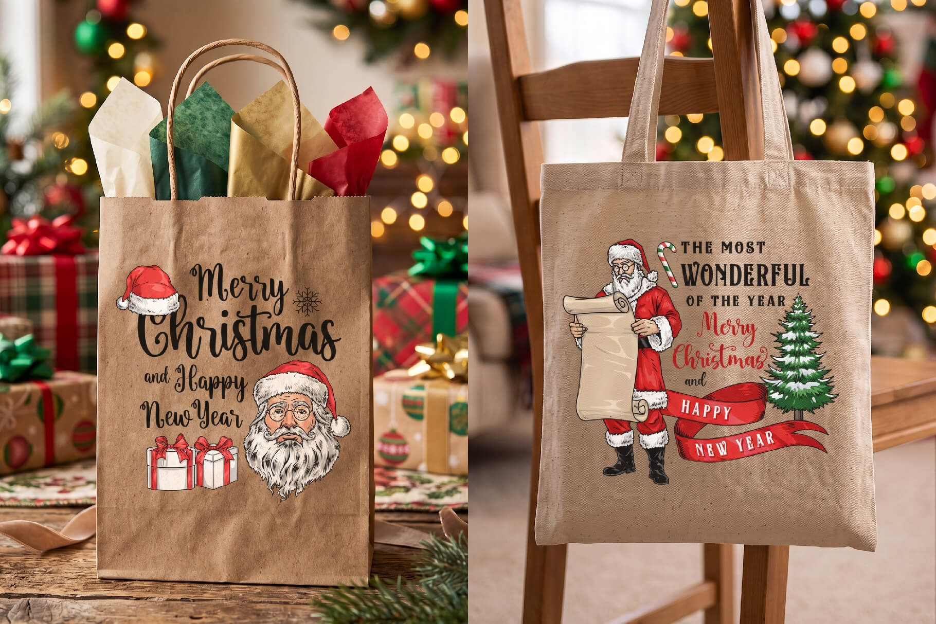 Classic Christmas Illustrations preview 6