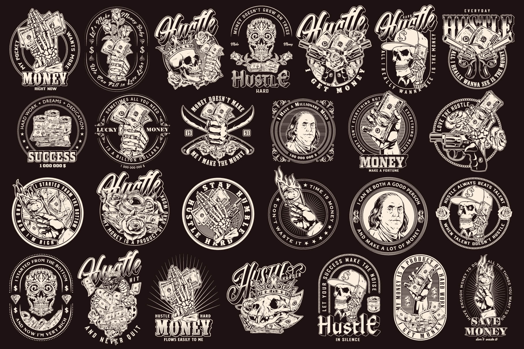 Money Hustle Design Templates (26)