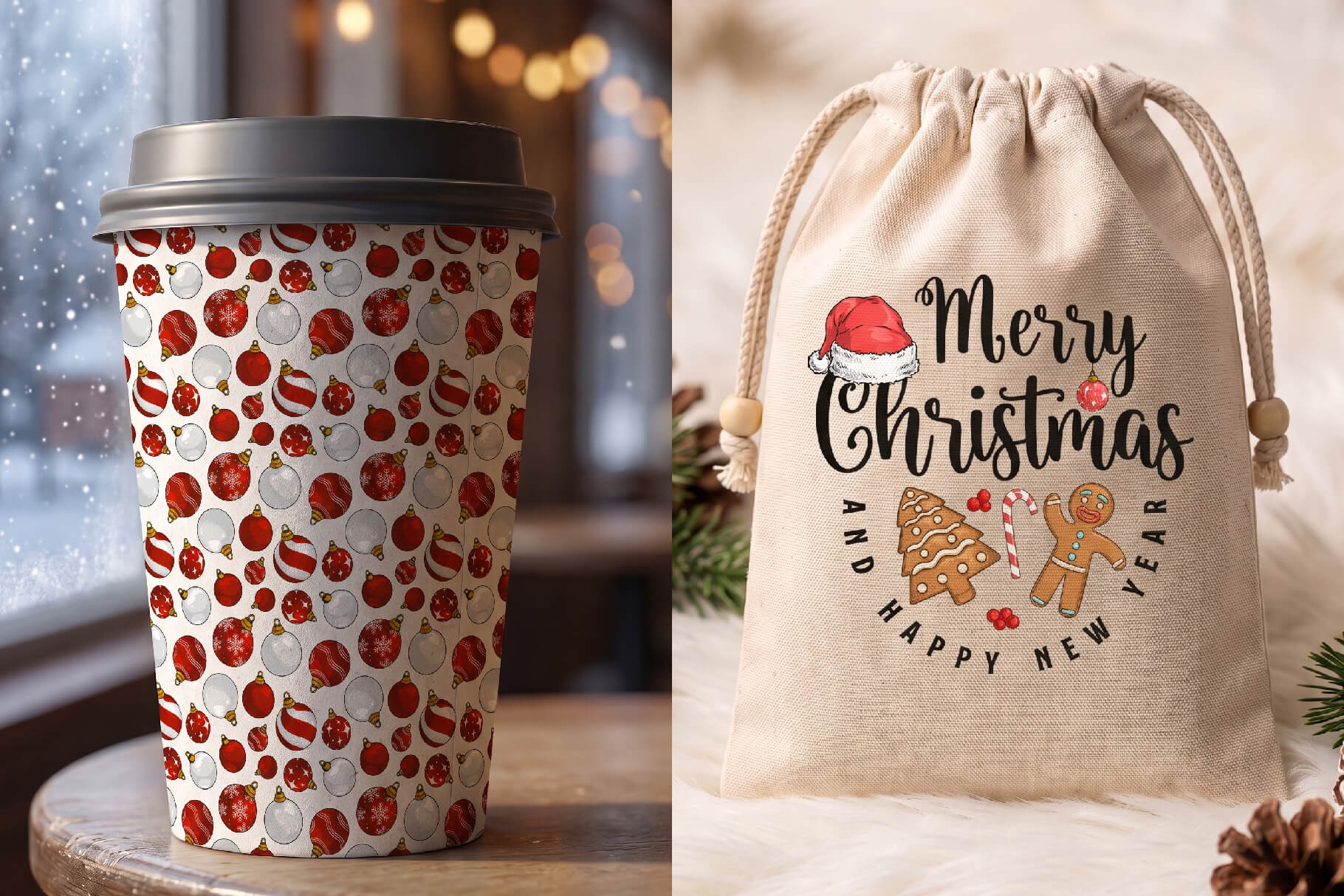 Classic Christmas Illustrations preview 7