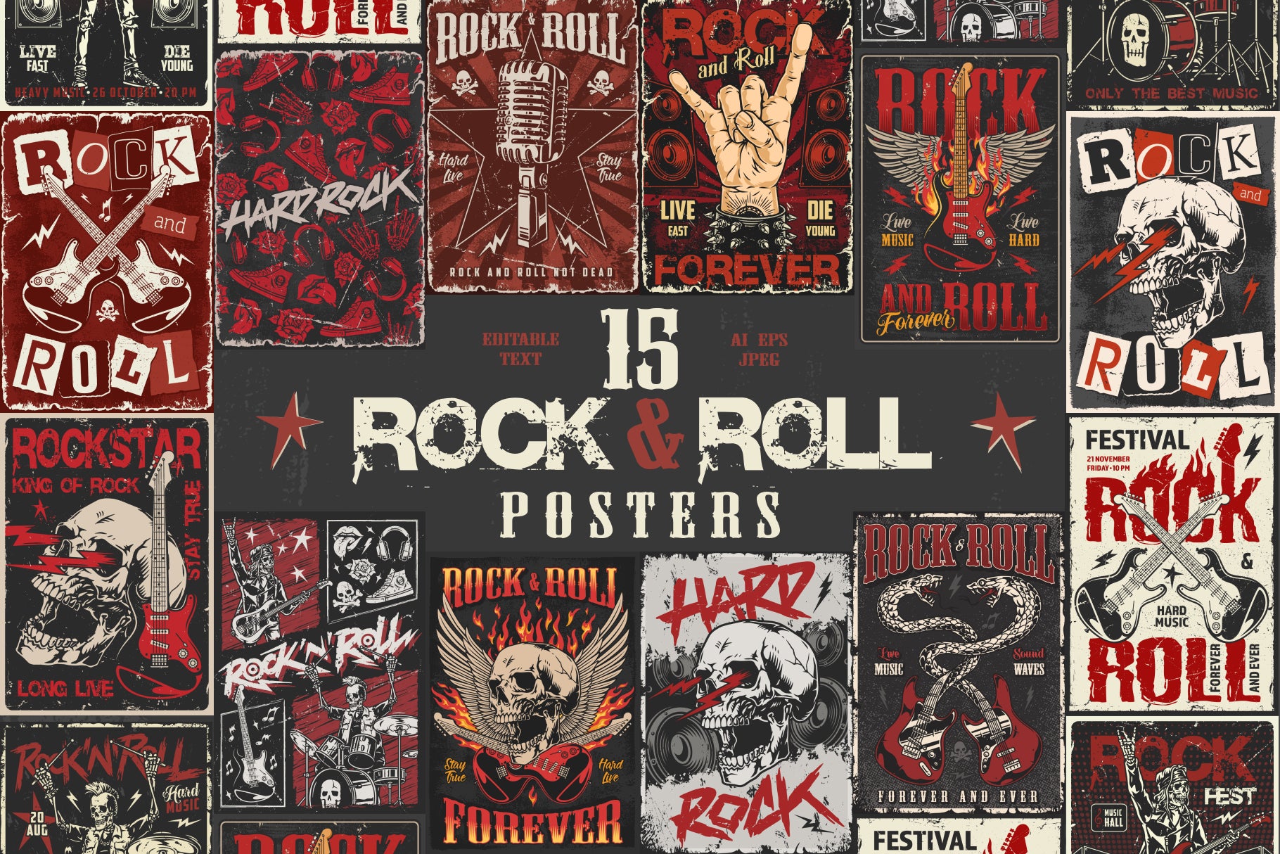 Rock and Roll Posters (15)