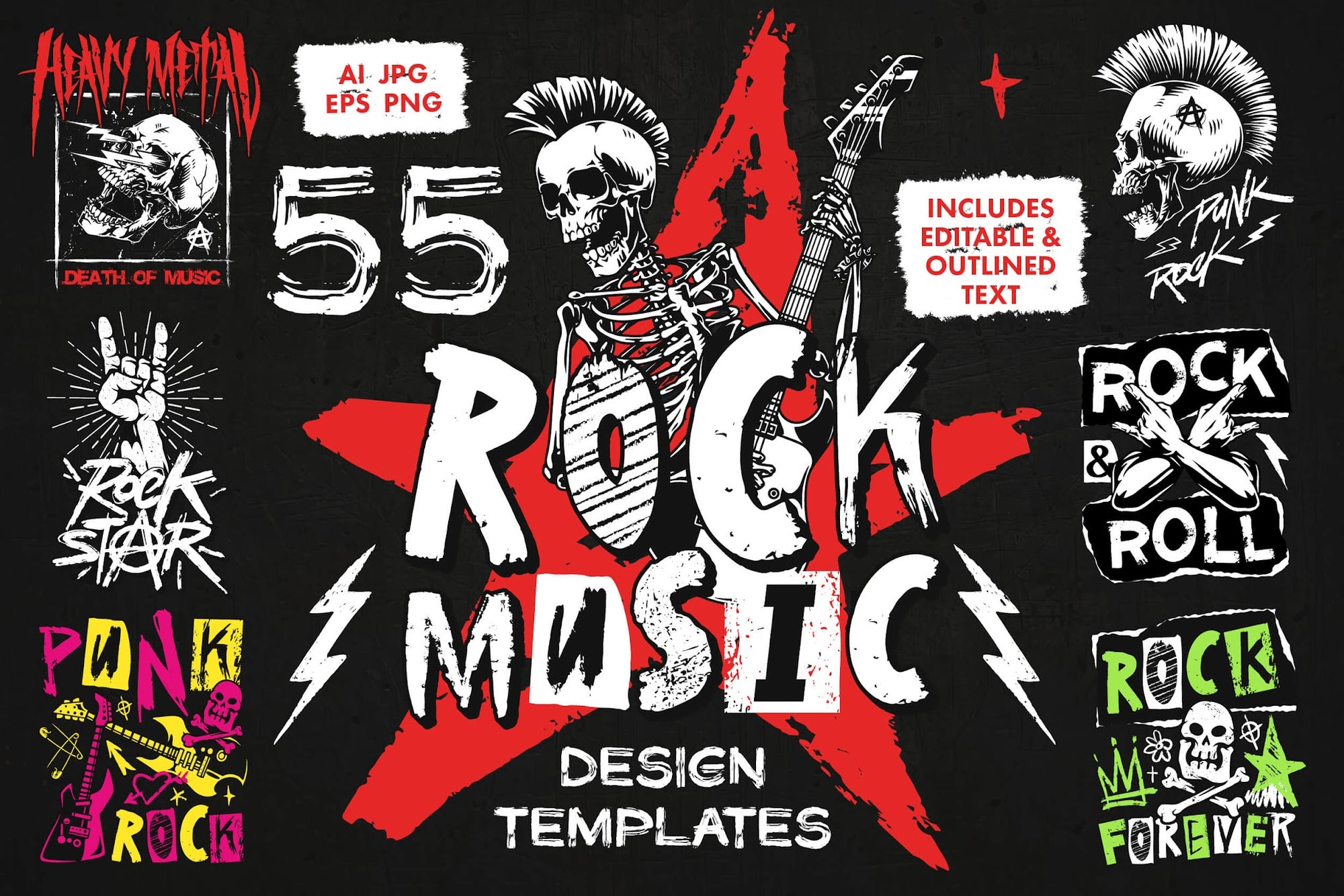 Rock Music Design Templates (55)