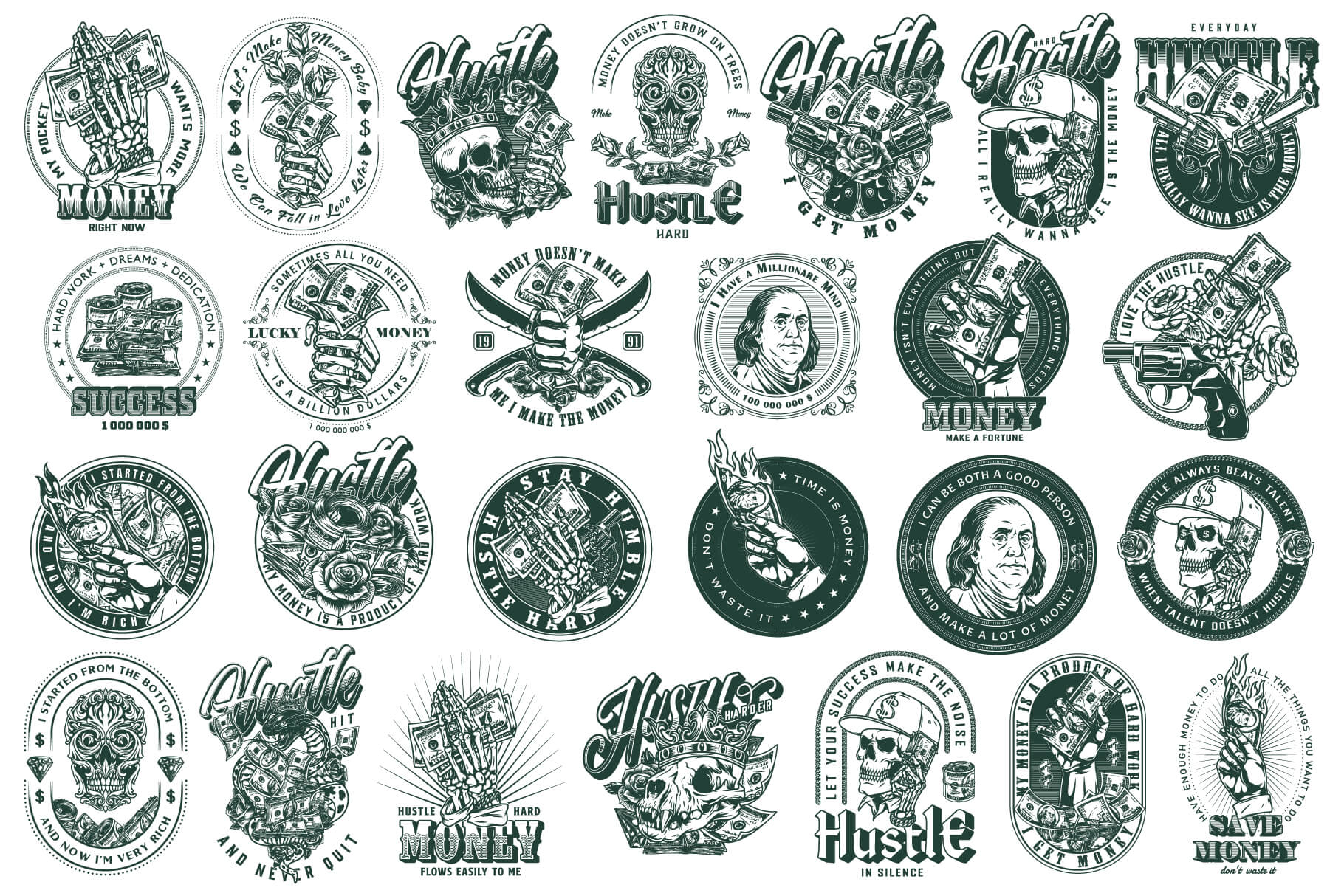 Money Hustle Design Templates (26)