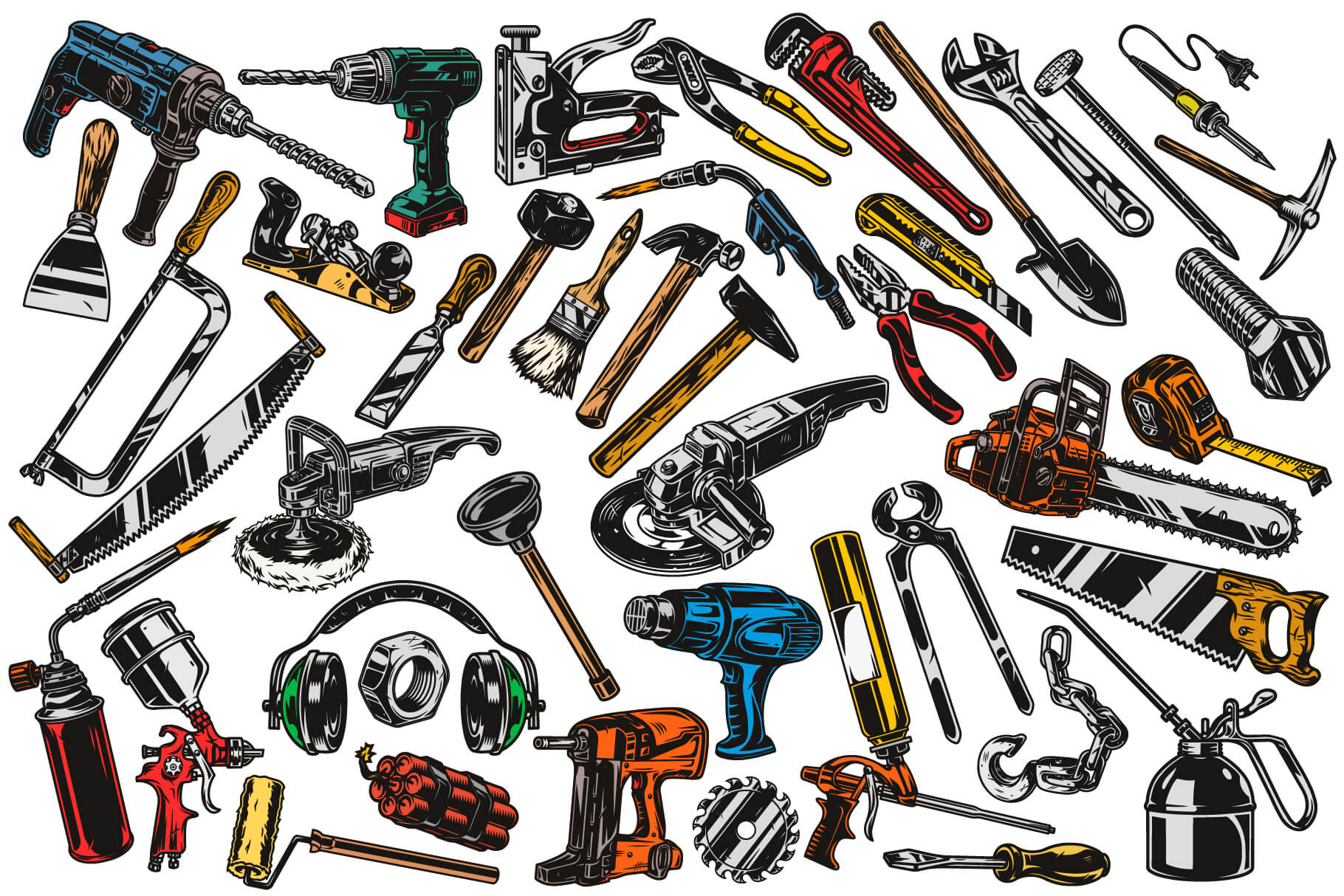 Handymen Illustrations (58)