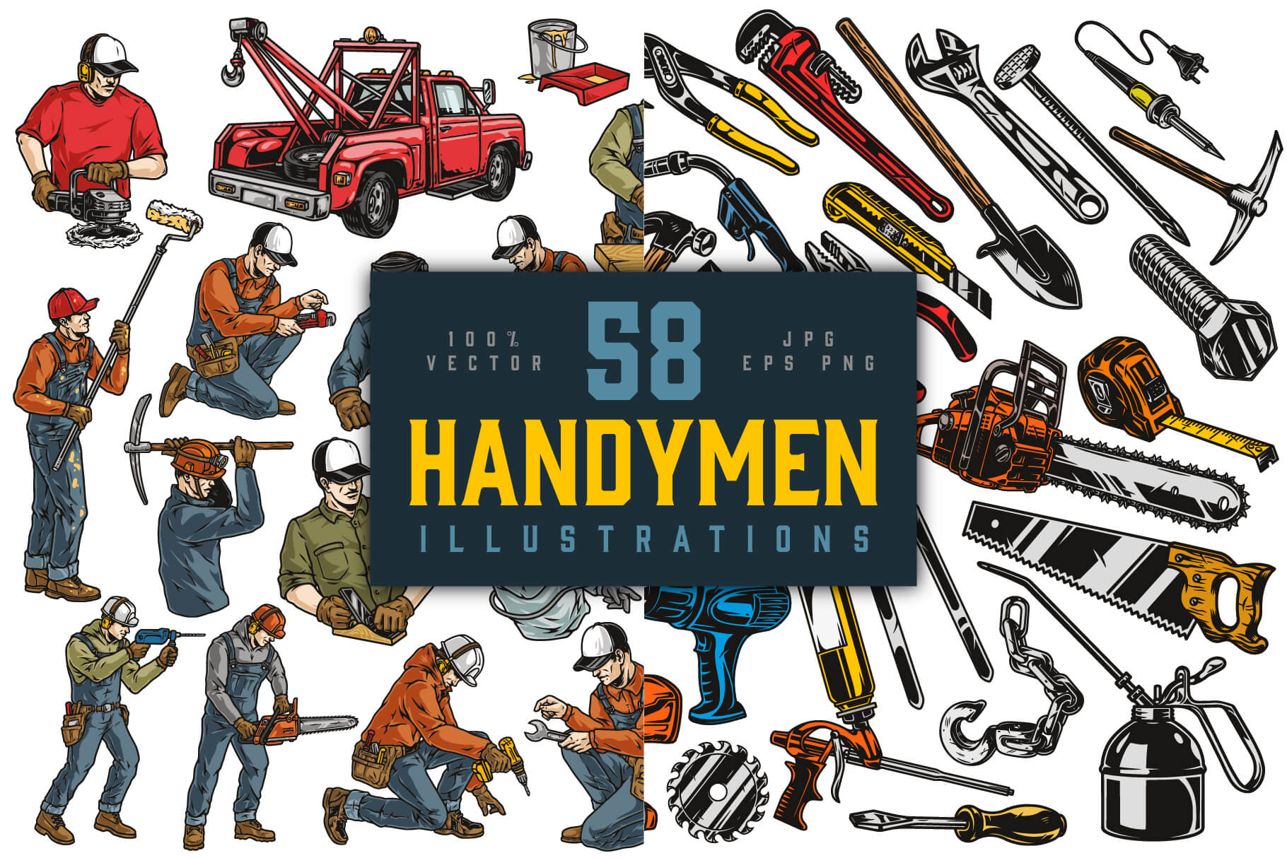 Handymen Illustrations (58)