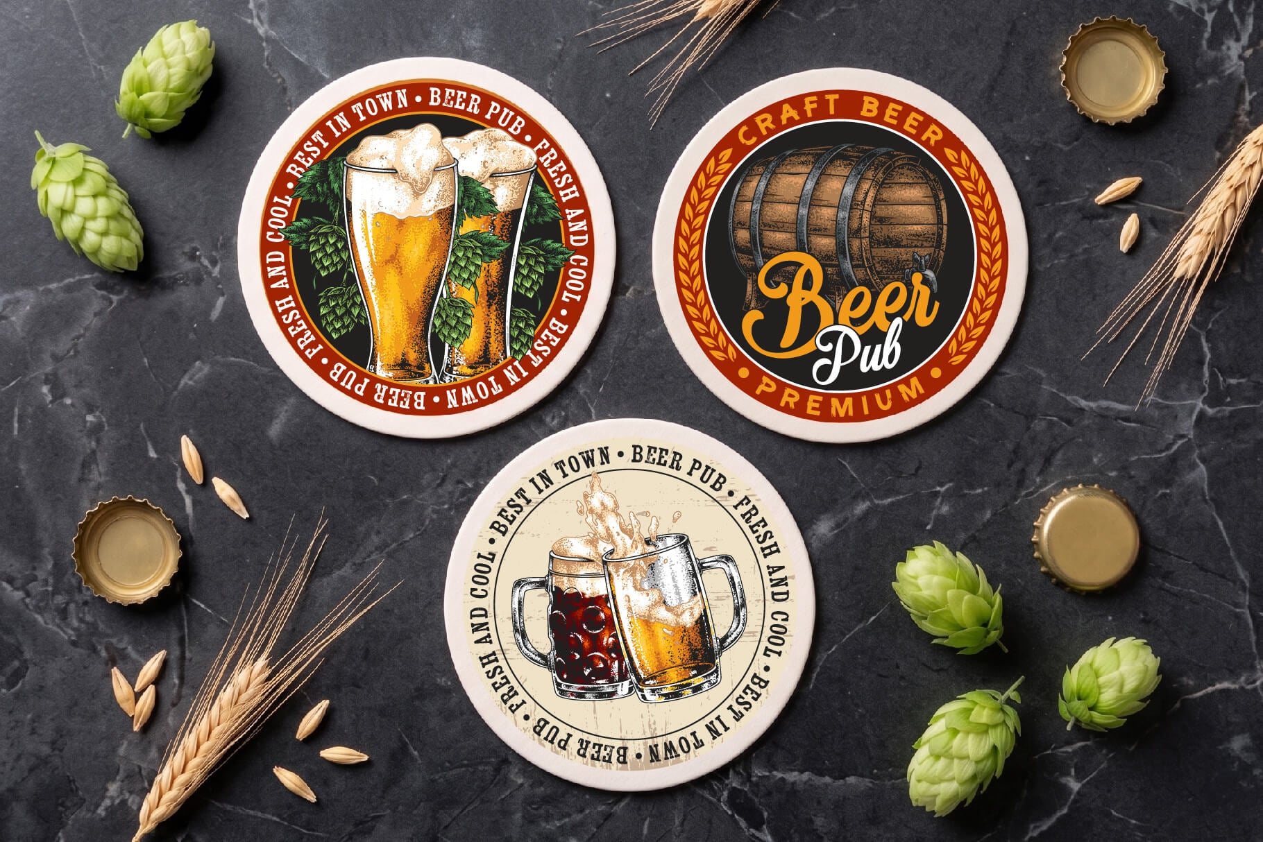 Retro Beer Coaster Designs (9)