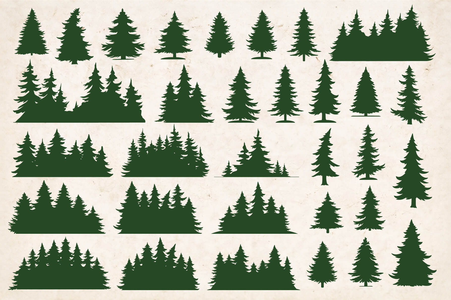 Classic Christmas Vector Silhouettes (107)