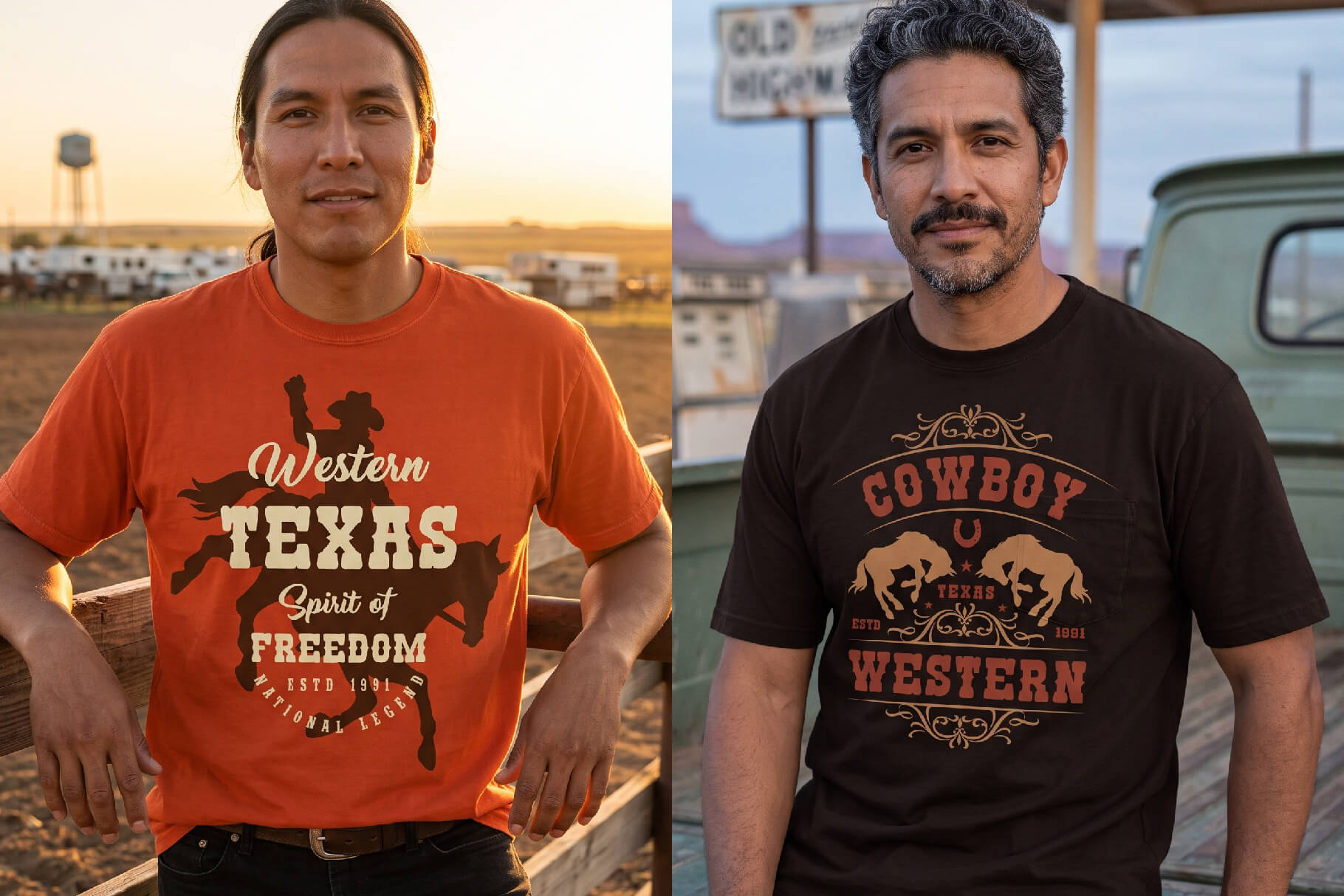 Western Label Design Templates preview 3