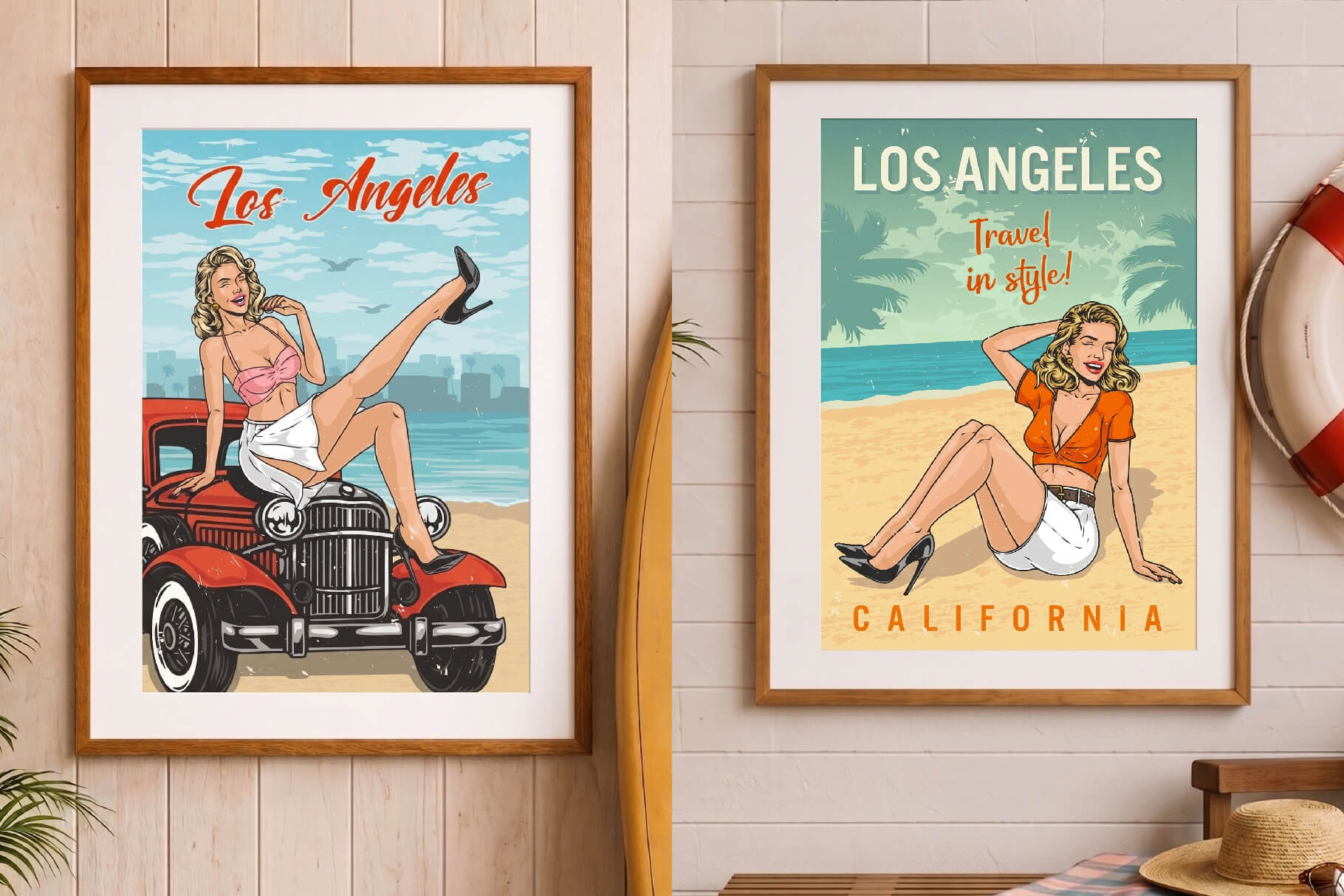 Retro Pin-Up Girls Poster Designs (45)