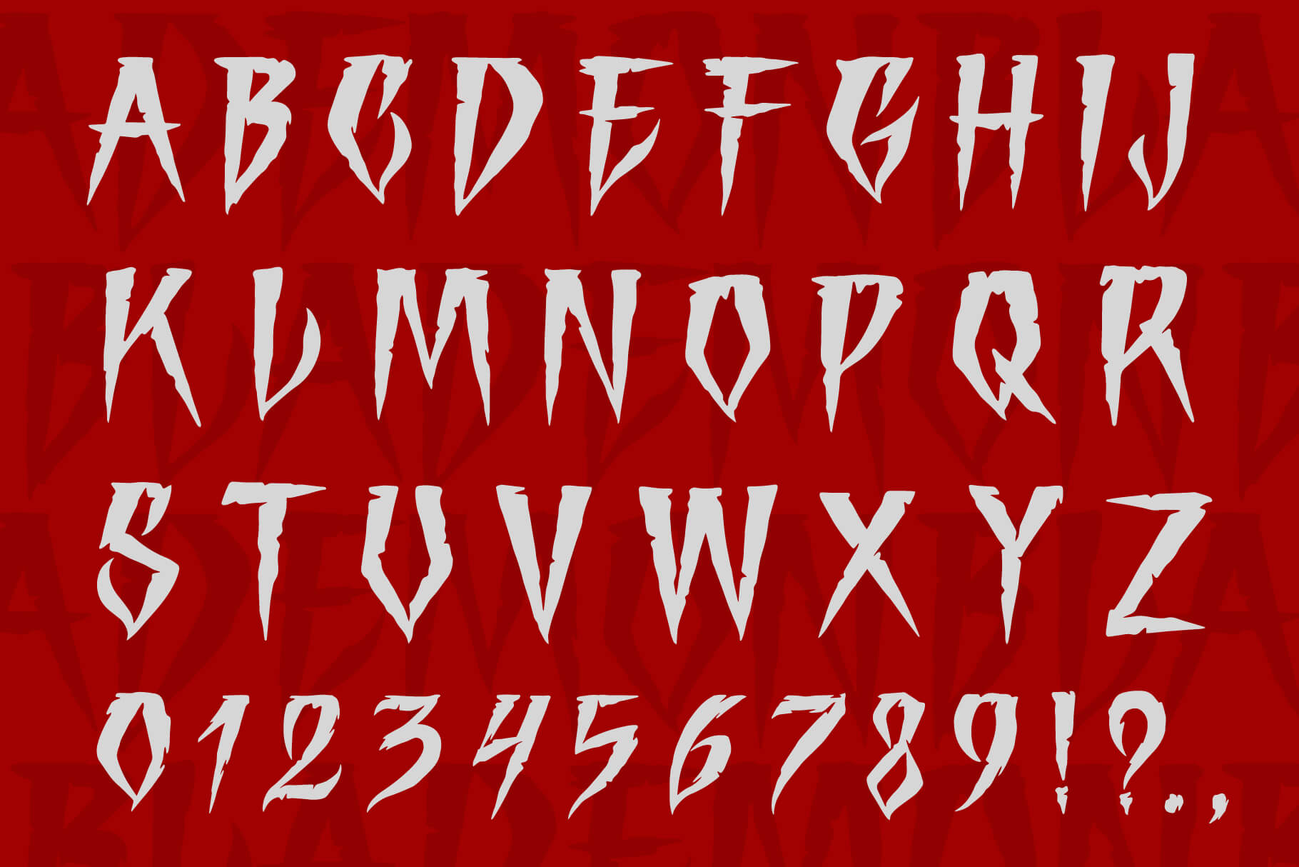 BLADEMON display font – preview 1