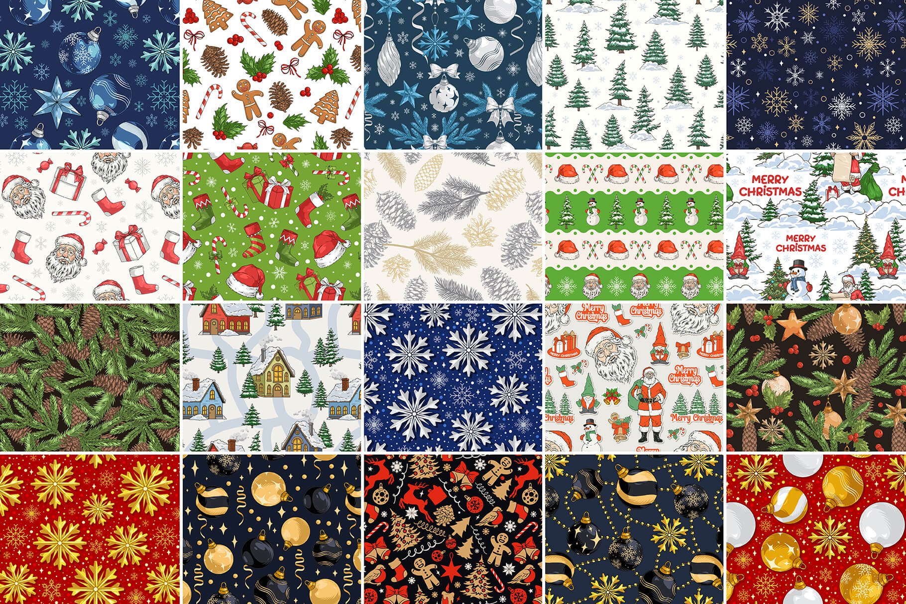 Christmas pattern preview 2