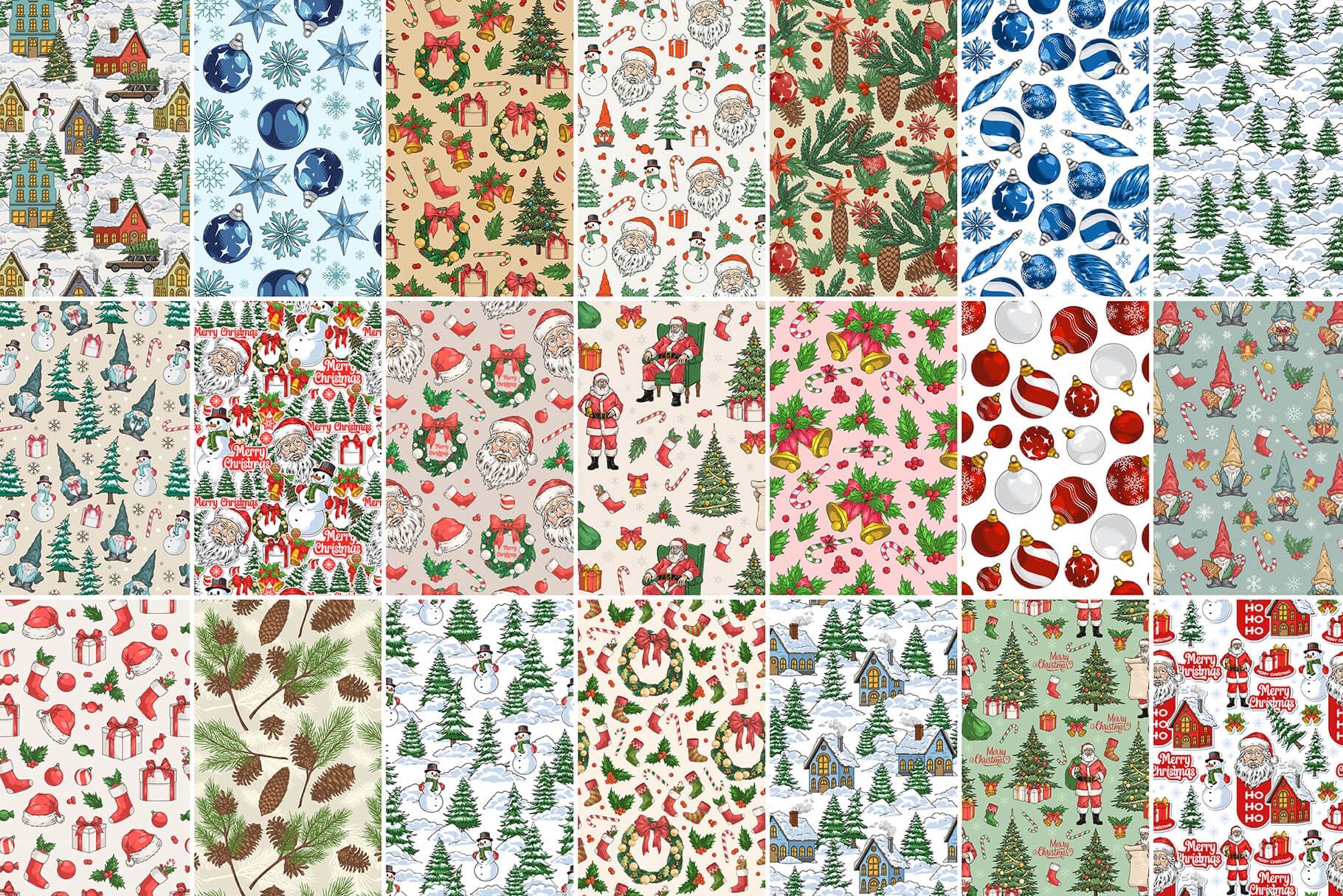 Christmas pattern preview 1